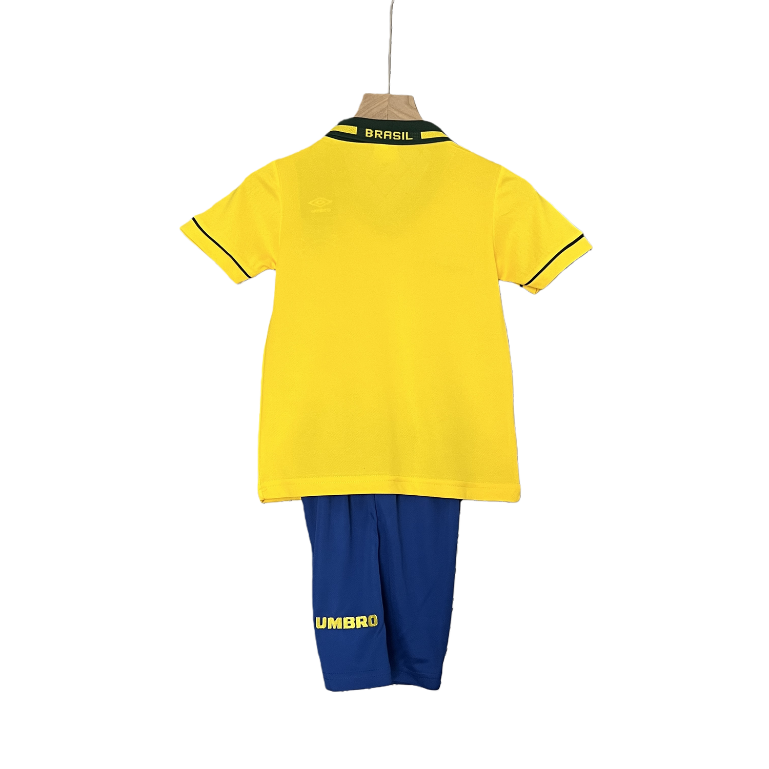 TKH-turbokithub-Retro Brazil 1993-94 Home Stadium Kids Kit