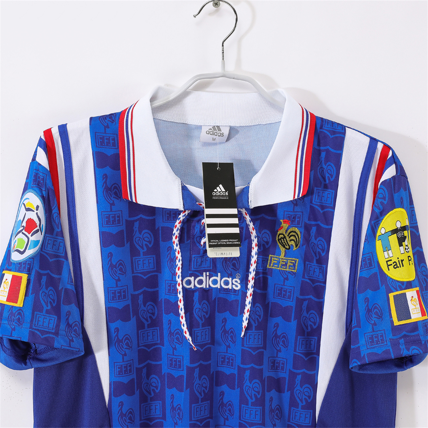 TKH-turbokithub-Retro France 1996 Home Jersey