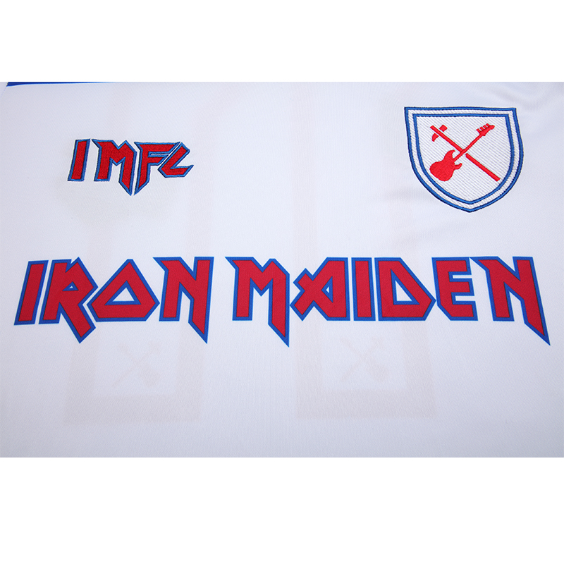 TKH-turbokithub-Iron Maiden x West Ham White Special Edition Jersey - with 11 print
