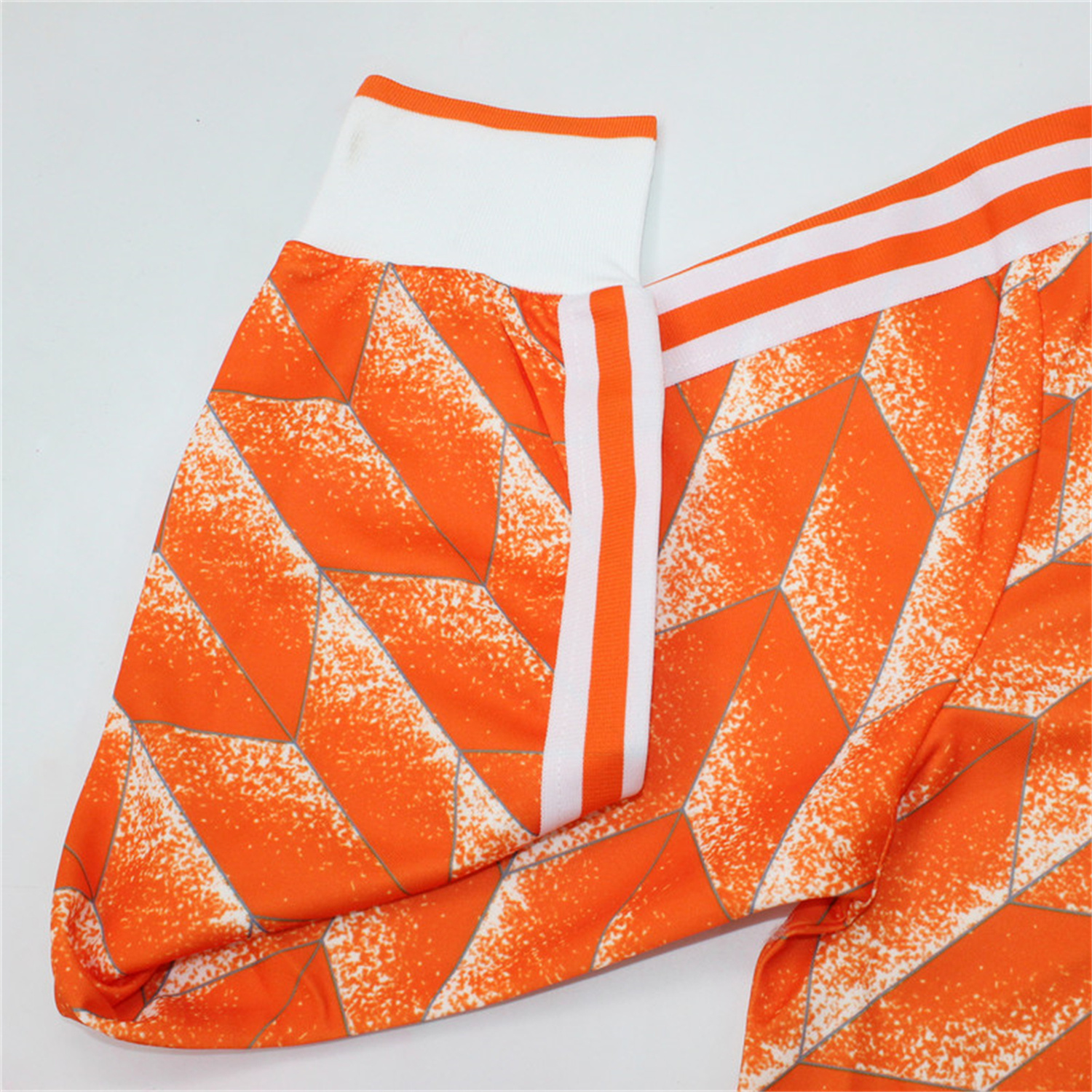 TKH-turbokithub-Retro Netherlands 1988 Home Long Sleeves Jersey