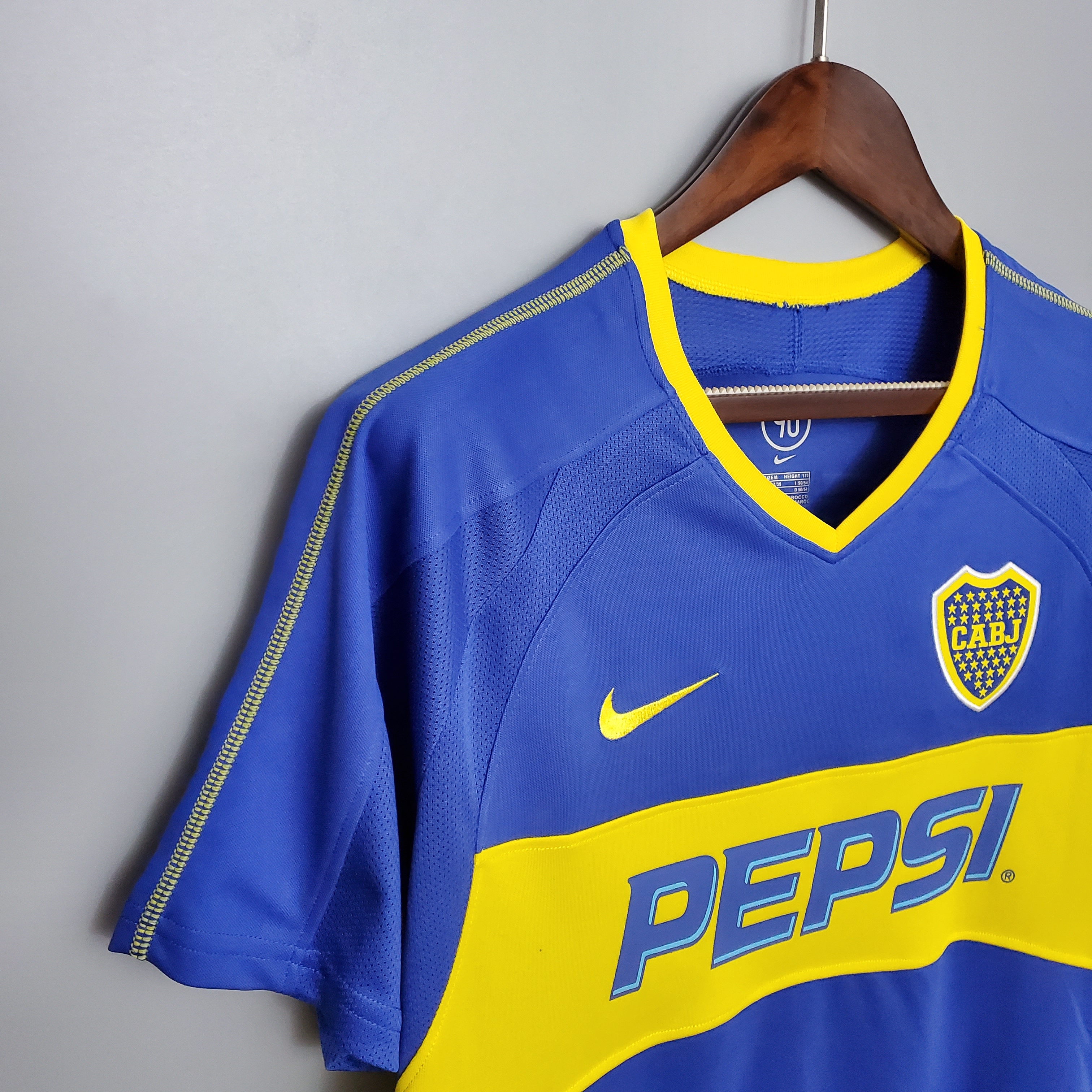 TKH-turbokithub-Retro Boca Juniors 2003-04 Home Stadium Jersey
