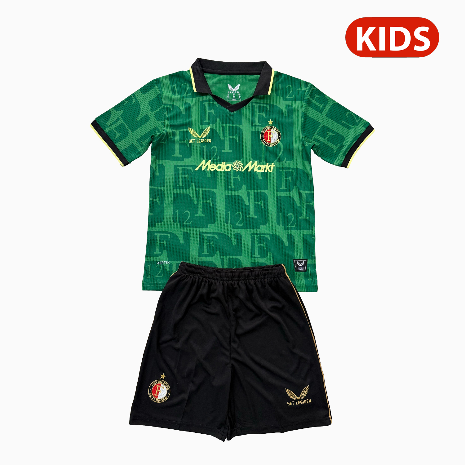 TKH-turbokithub-Feyenoord 25-26 Fourth Kids Kit