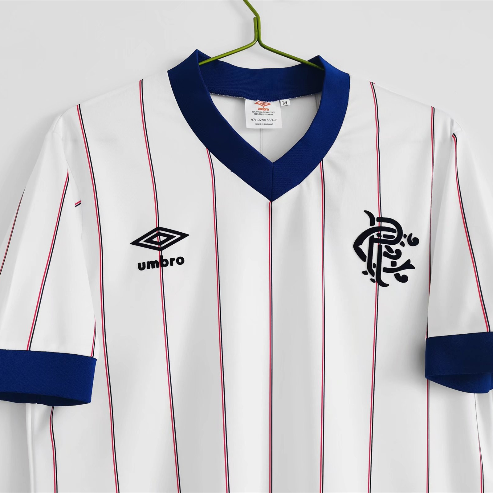 TKH-turbokithub-Retro Glasgow Rangers 1982-83 Away Stadium Jersey