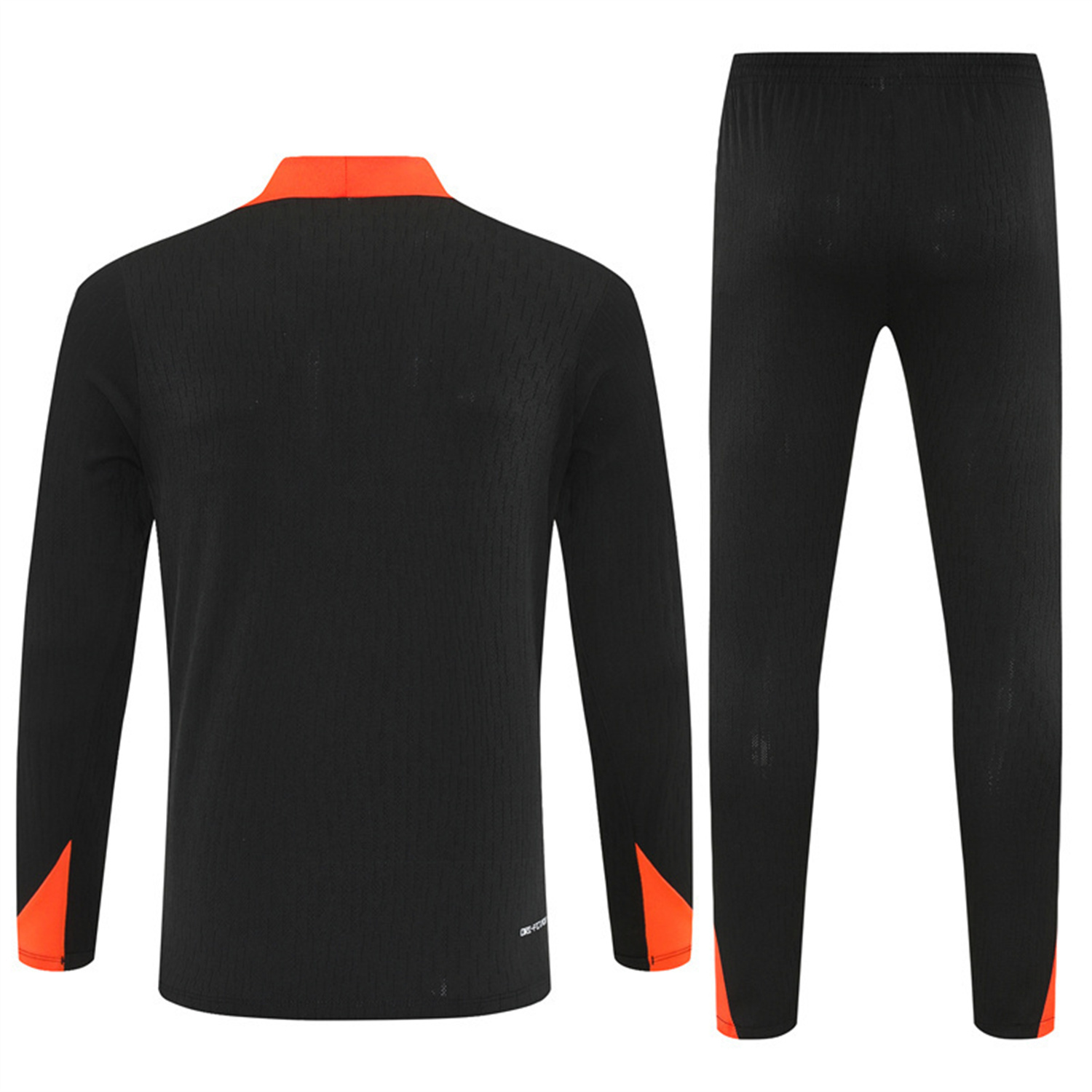 TKH-turbokithub-Brazil 25-26 Kids Long Sleeve Training Set - Player Version - Black Top and Pants