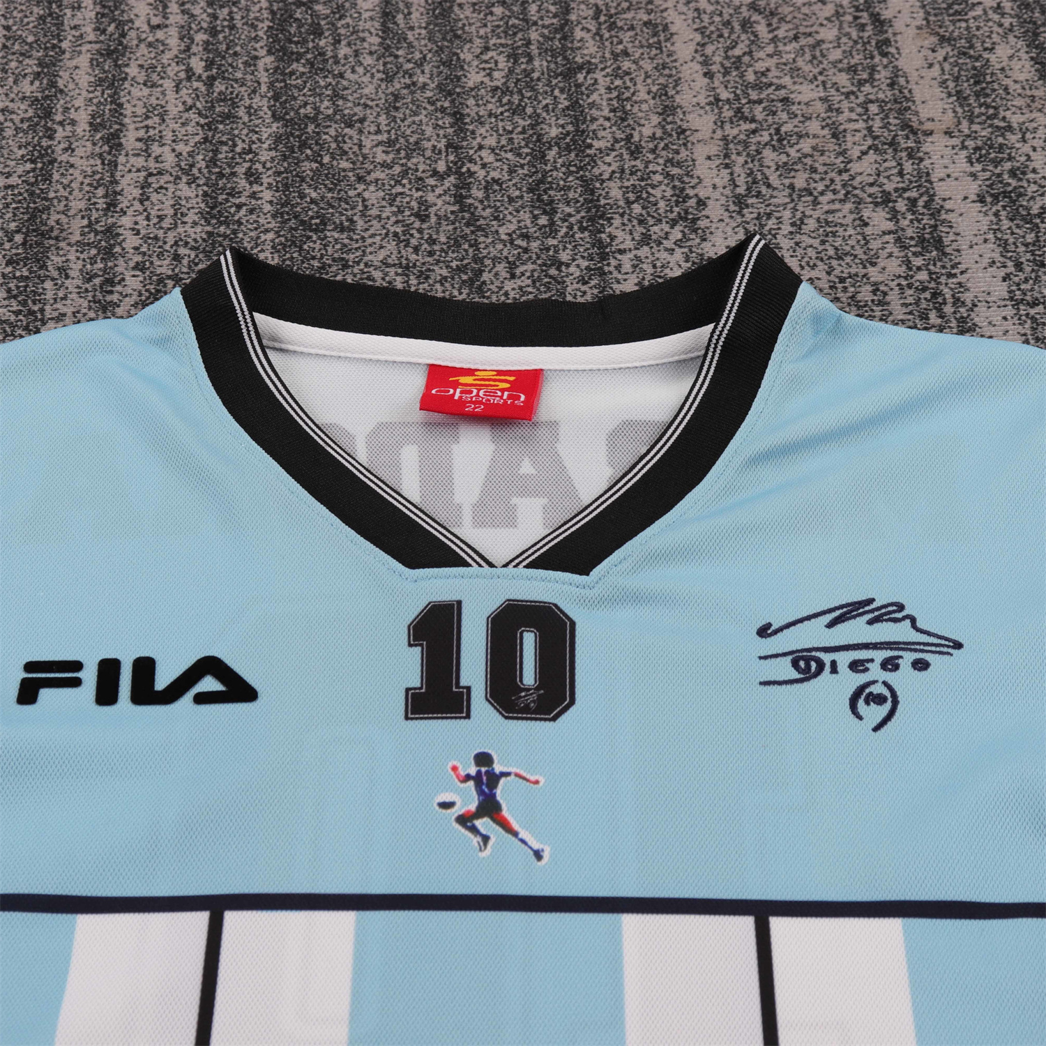 TKH-turbokithub-Retro Argentina 2001 Maradona Special Kids Kit