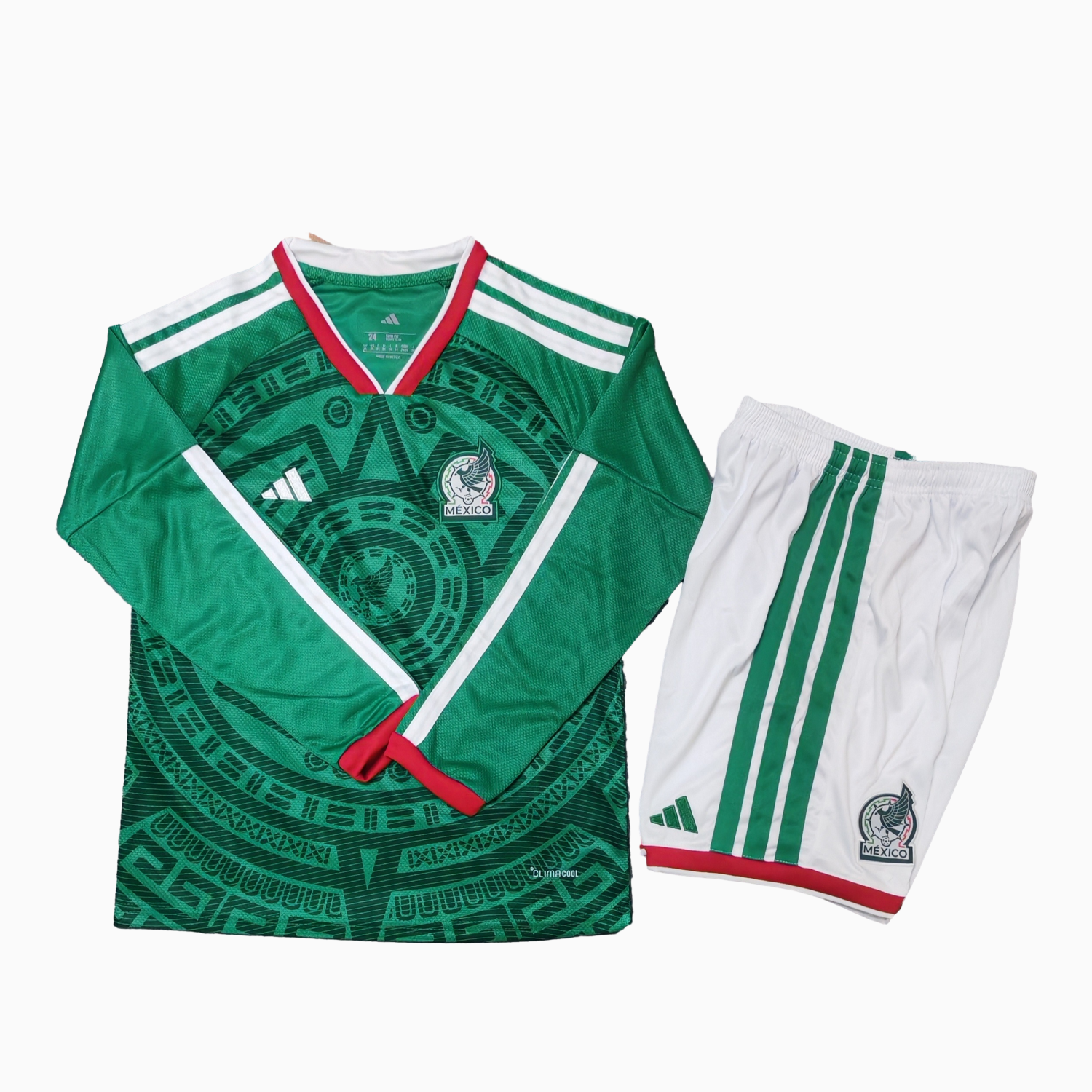 TKH-turbokithub-Mexico 2026 Home Long Sleeves Kids Kit
