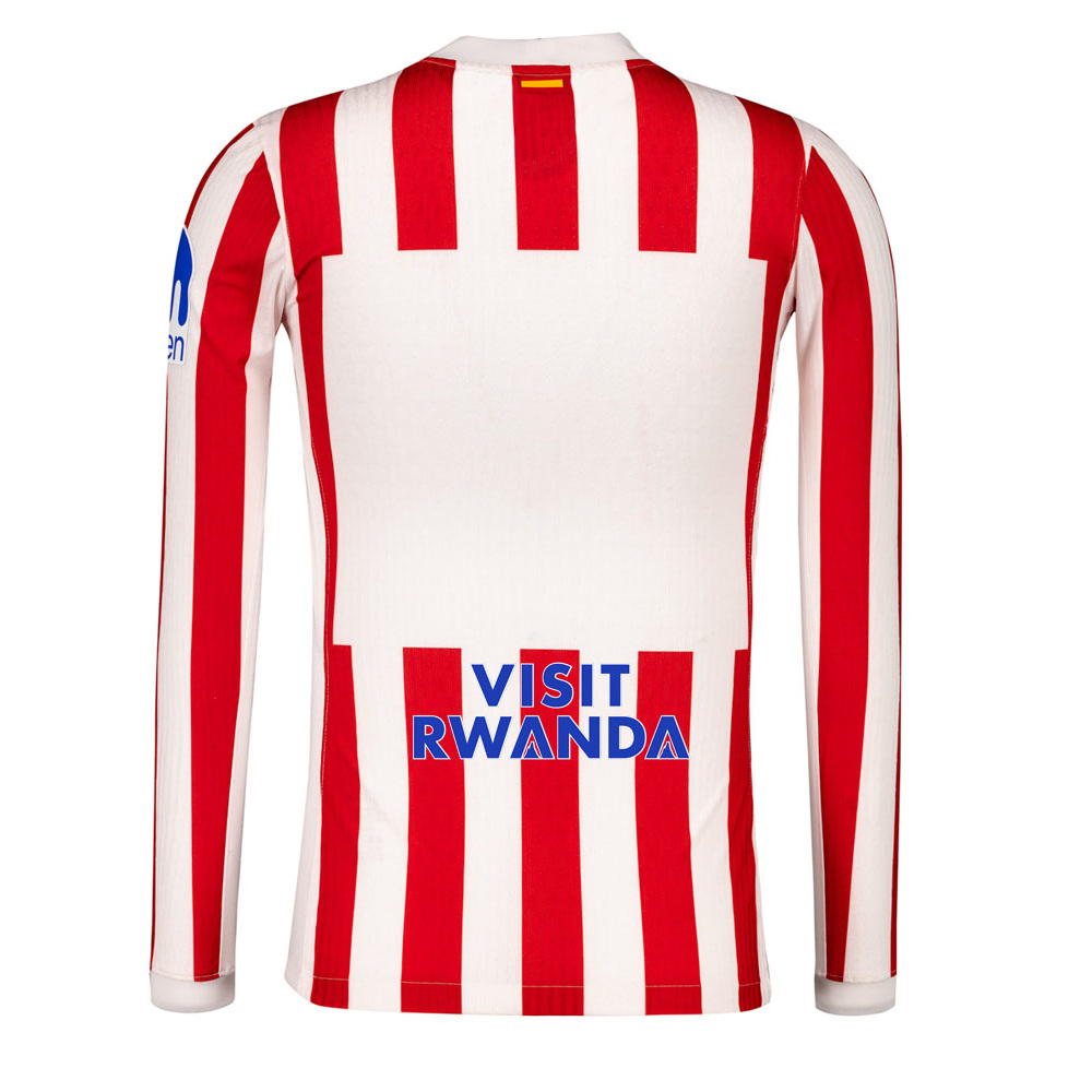TKH-turbokithub-Atletico Madrid 25-26 Home Long Sleeves Jersey - Player Version