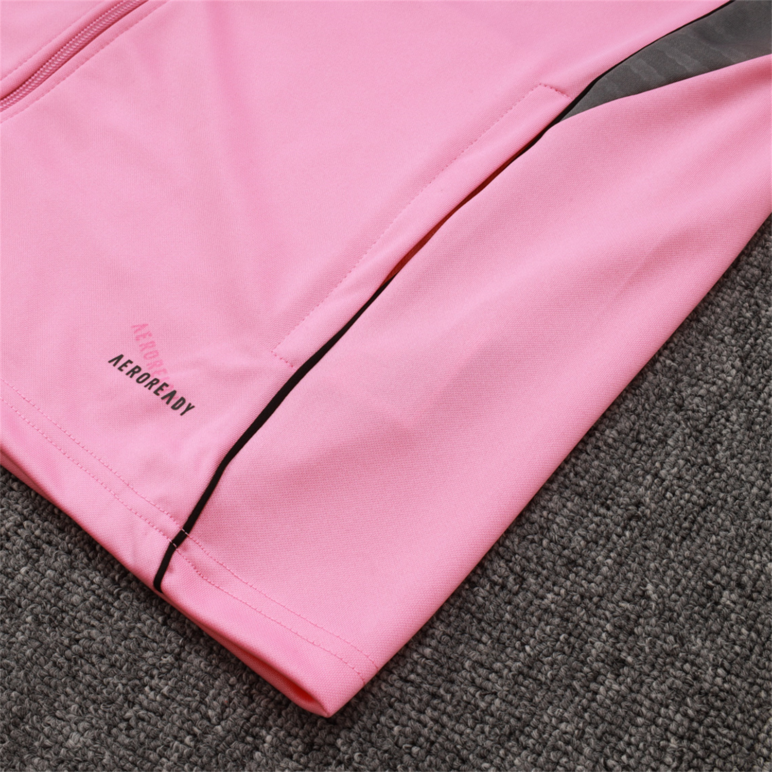 TKH-turbokithub-Kids INT M.A.M 25-26 Kids Jacket Training Tracksuit - Pink Top and Black Pants