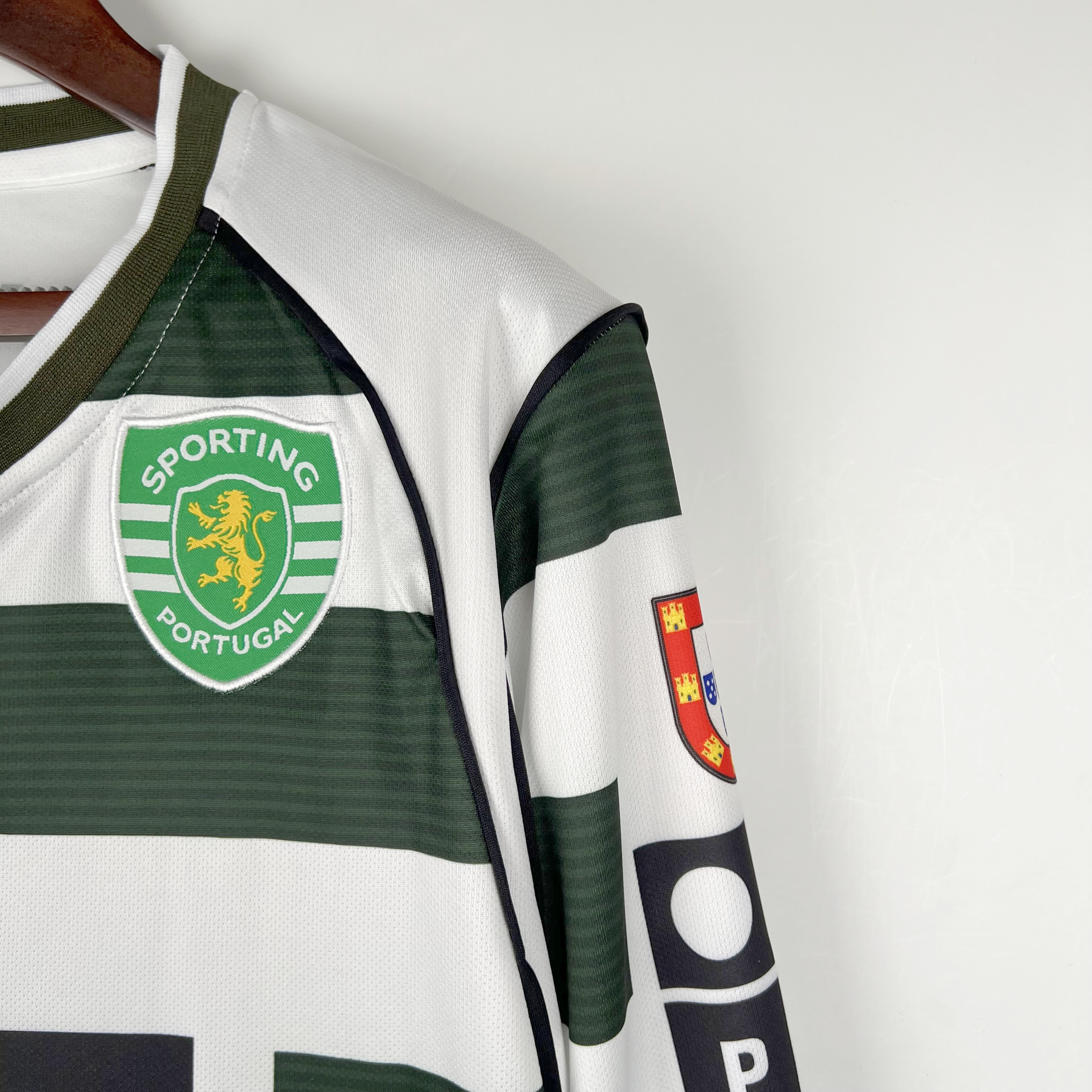 TKH-turbokithub-Retro Sporting CP 03-04 Home Stadium Long Sleeve Jersey