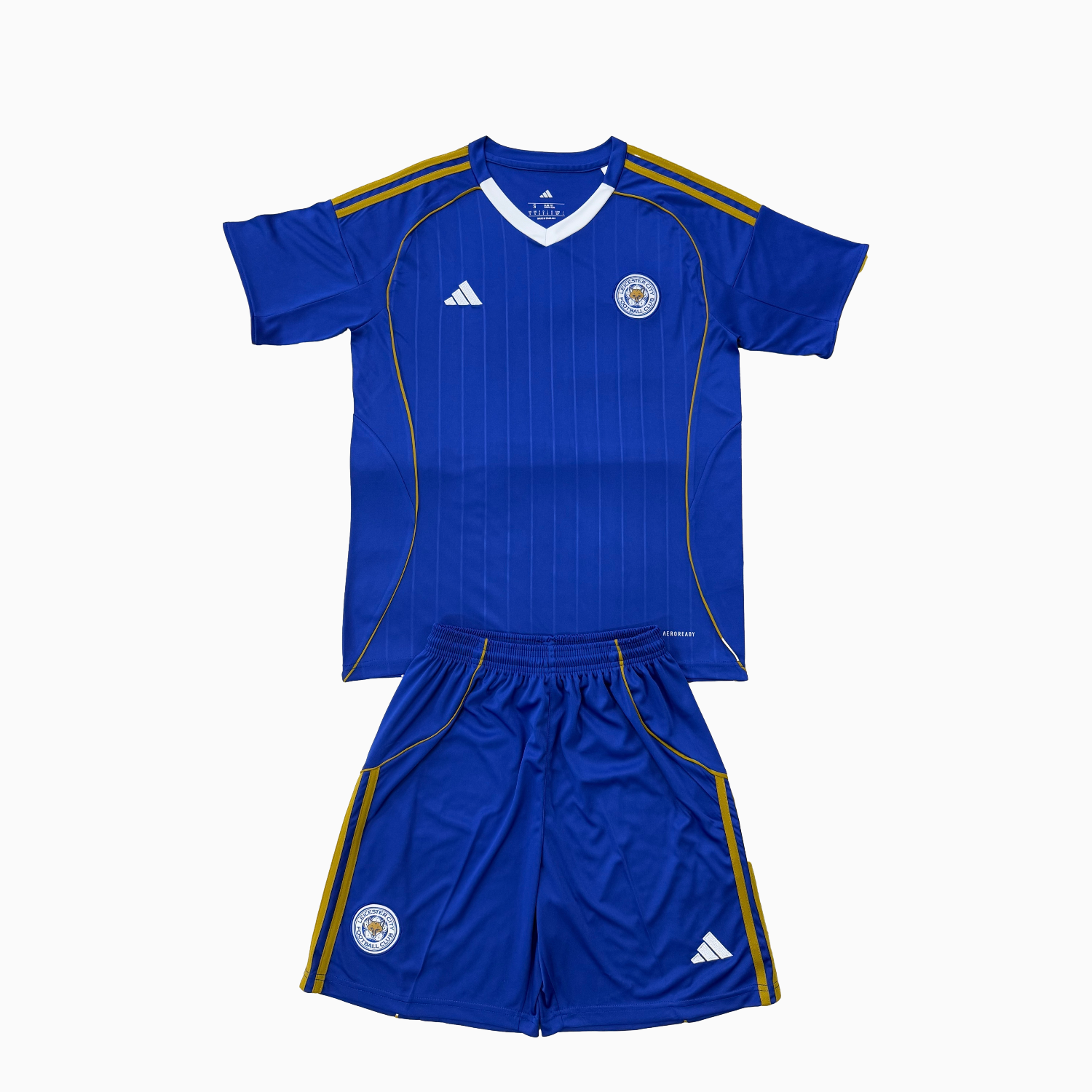 TKH-turbokithub-Leicester City 25-26 Home Men's Adult Jersey Set - Fans Version