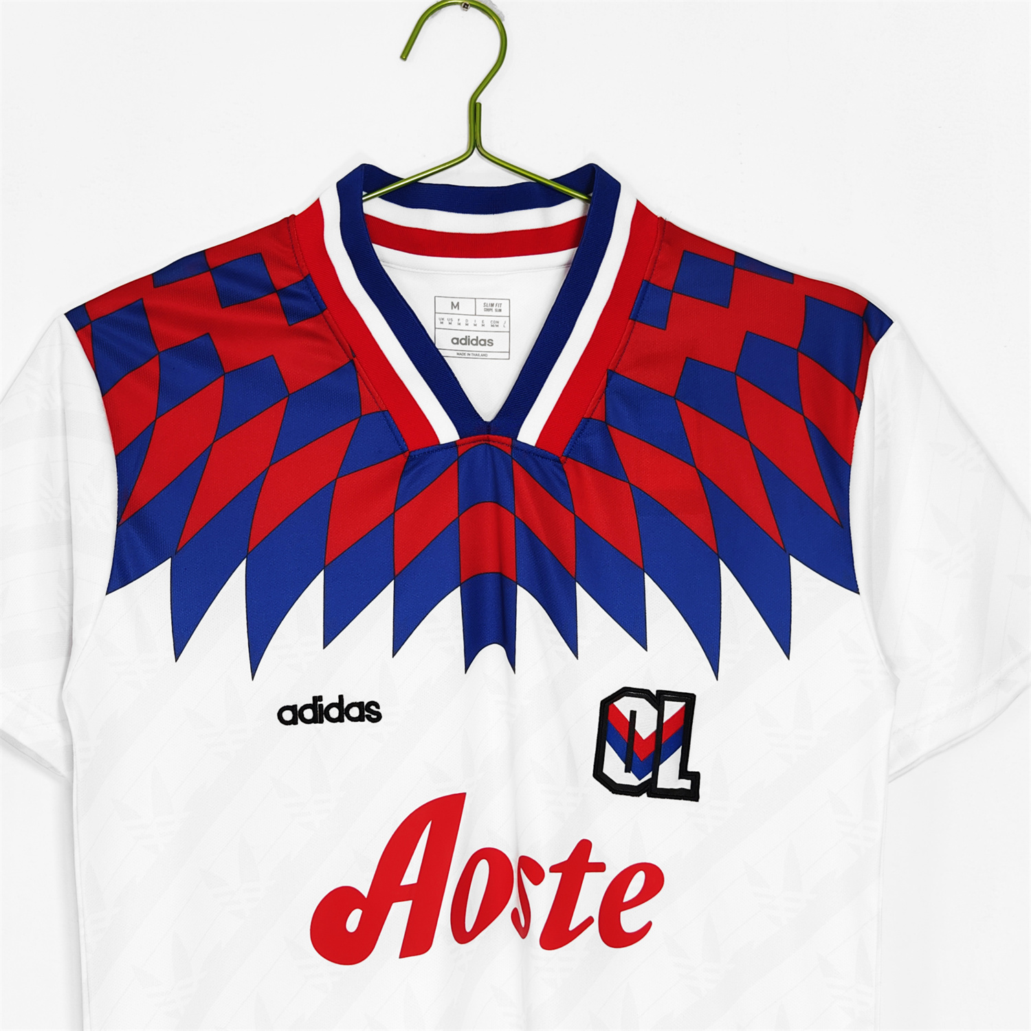 TKH-turbokithub-Retro Lyon 1995-96 Home Jersey