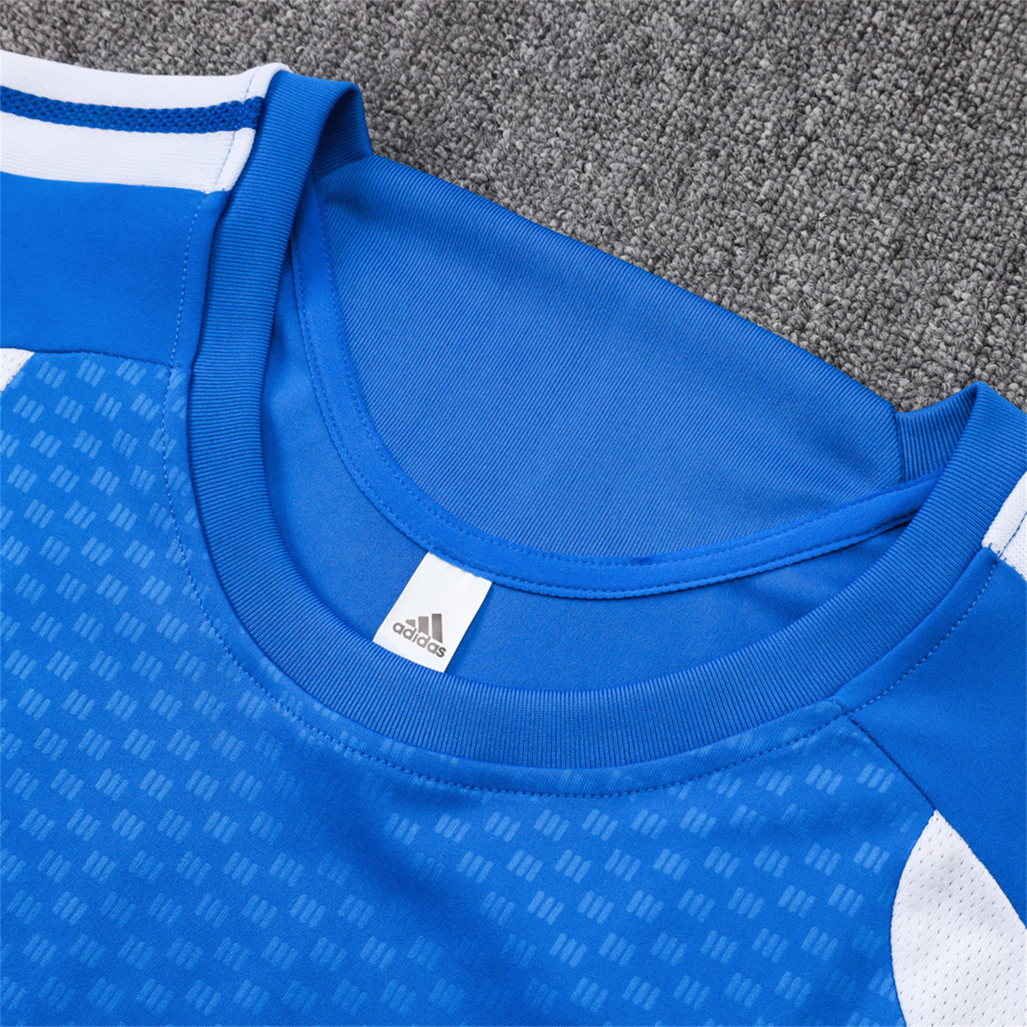 TKH-turbokithub-Cruzeiro 25-26 Vest Training Set - Ocean Blue Vest and Dark Blue Shorts