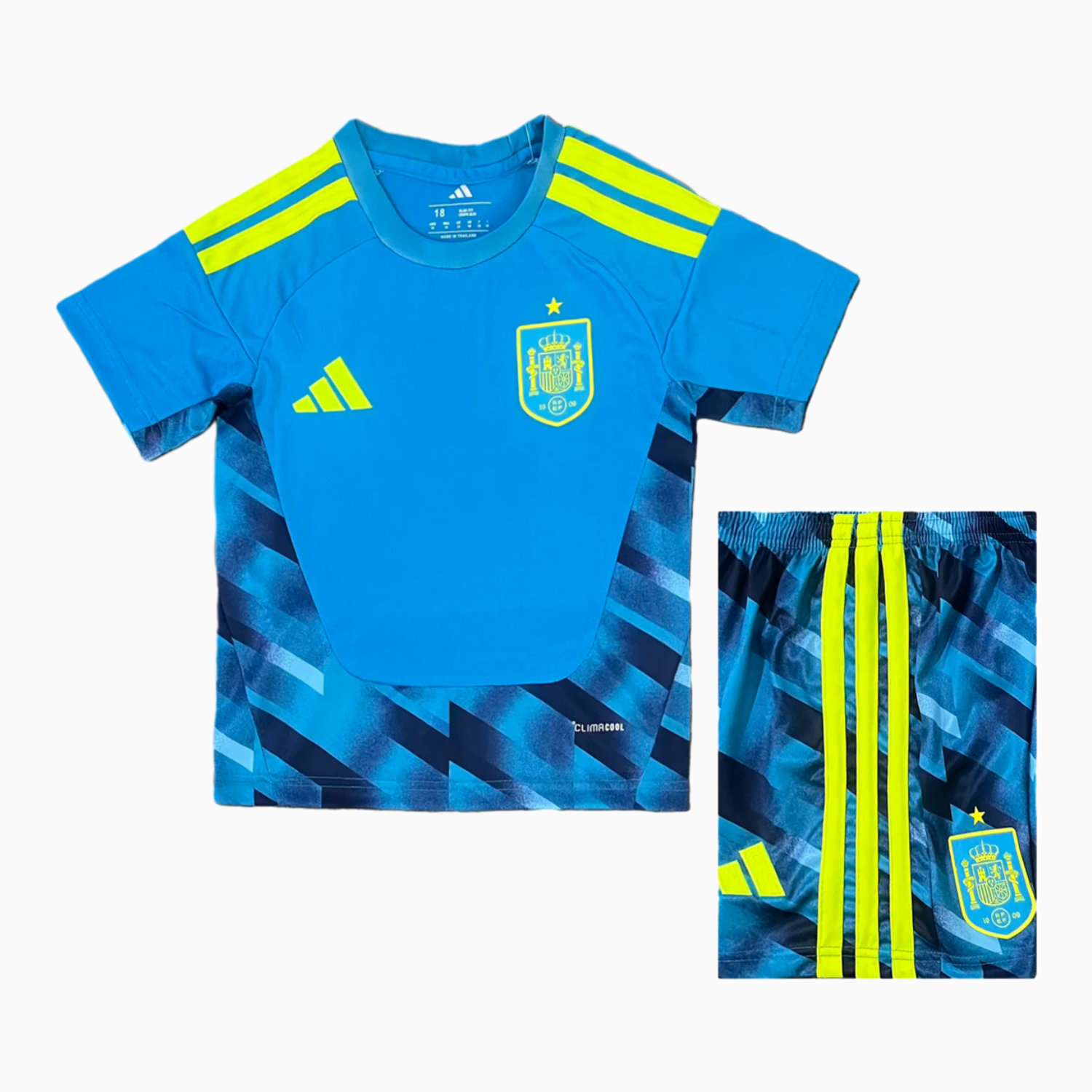 TKH-turbokithub-Spain 2026 Goalkeeper Blue Kids Kit