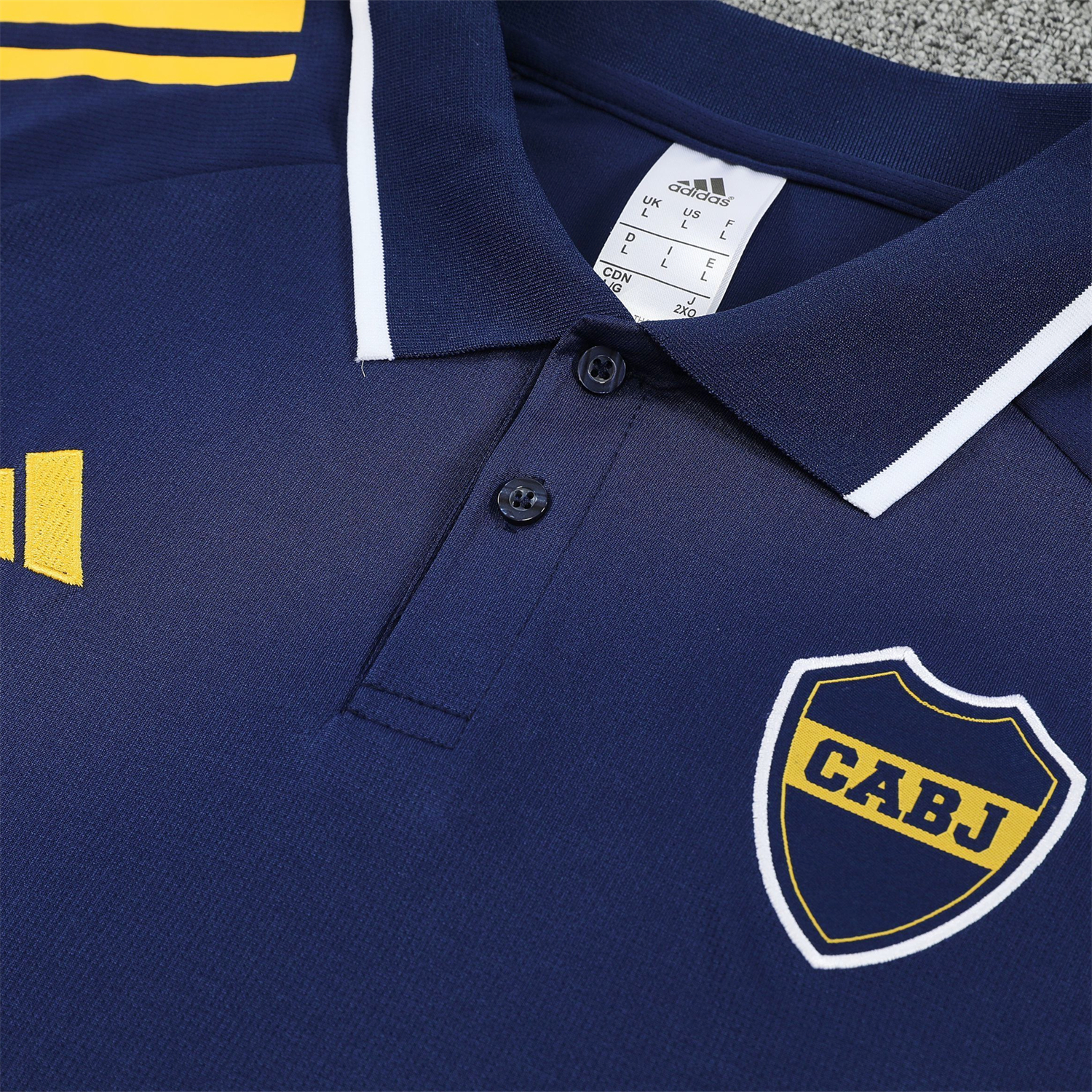 TKH-turbokithub-Boca Juniors 25-26 POLO Short-Sleeve Training Set - Dark Blue Top & Shorts