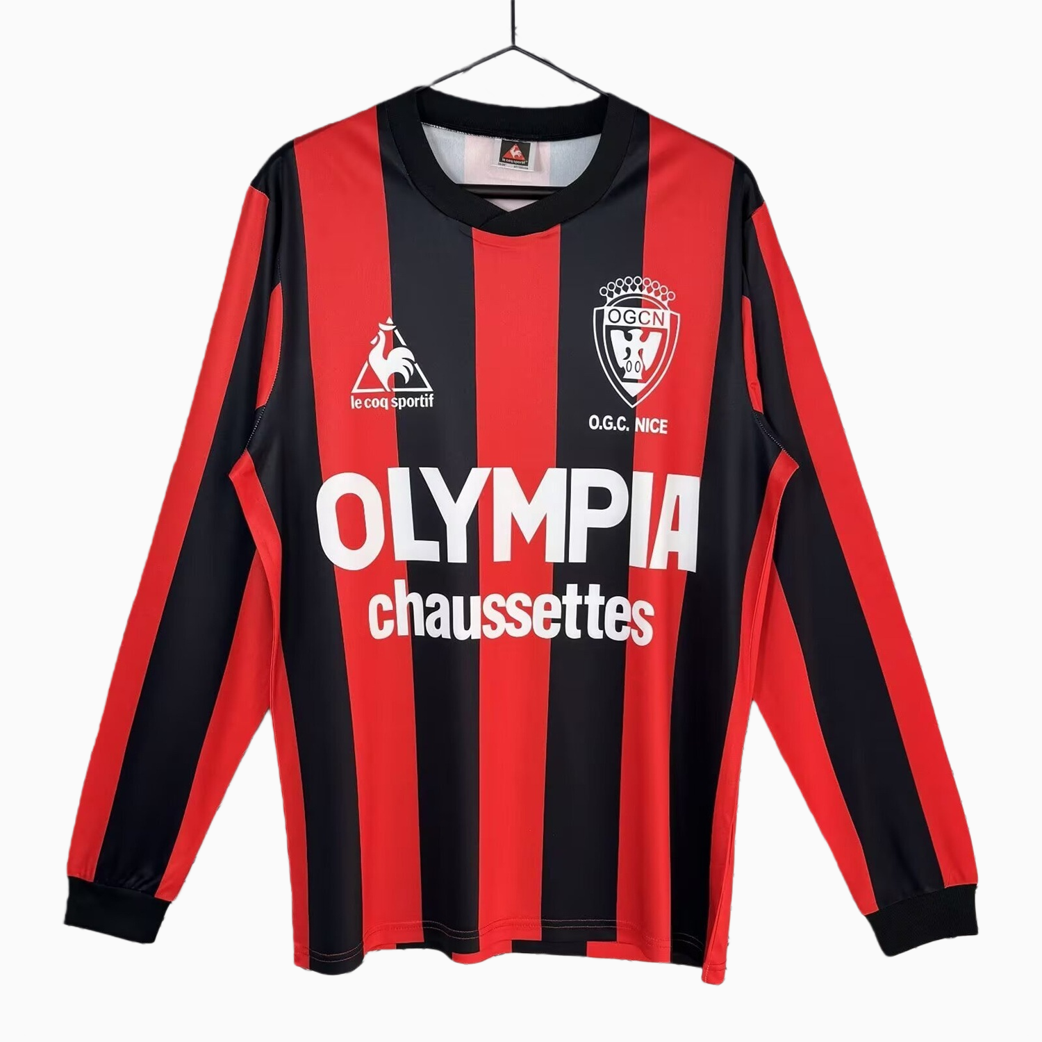 TKH-turbokithub-Retro Nice 1977-78 Home Long Sleeves Jersey