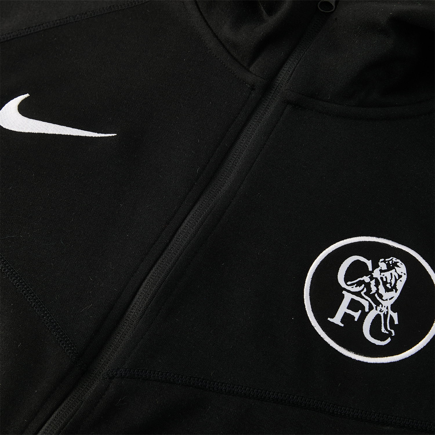 TKH-turbokithub-C.H.E.L.S.E.A 2026 Hooded Windbreaker Training Set - Black Top & Pants