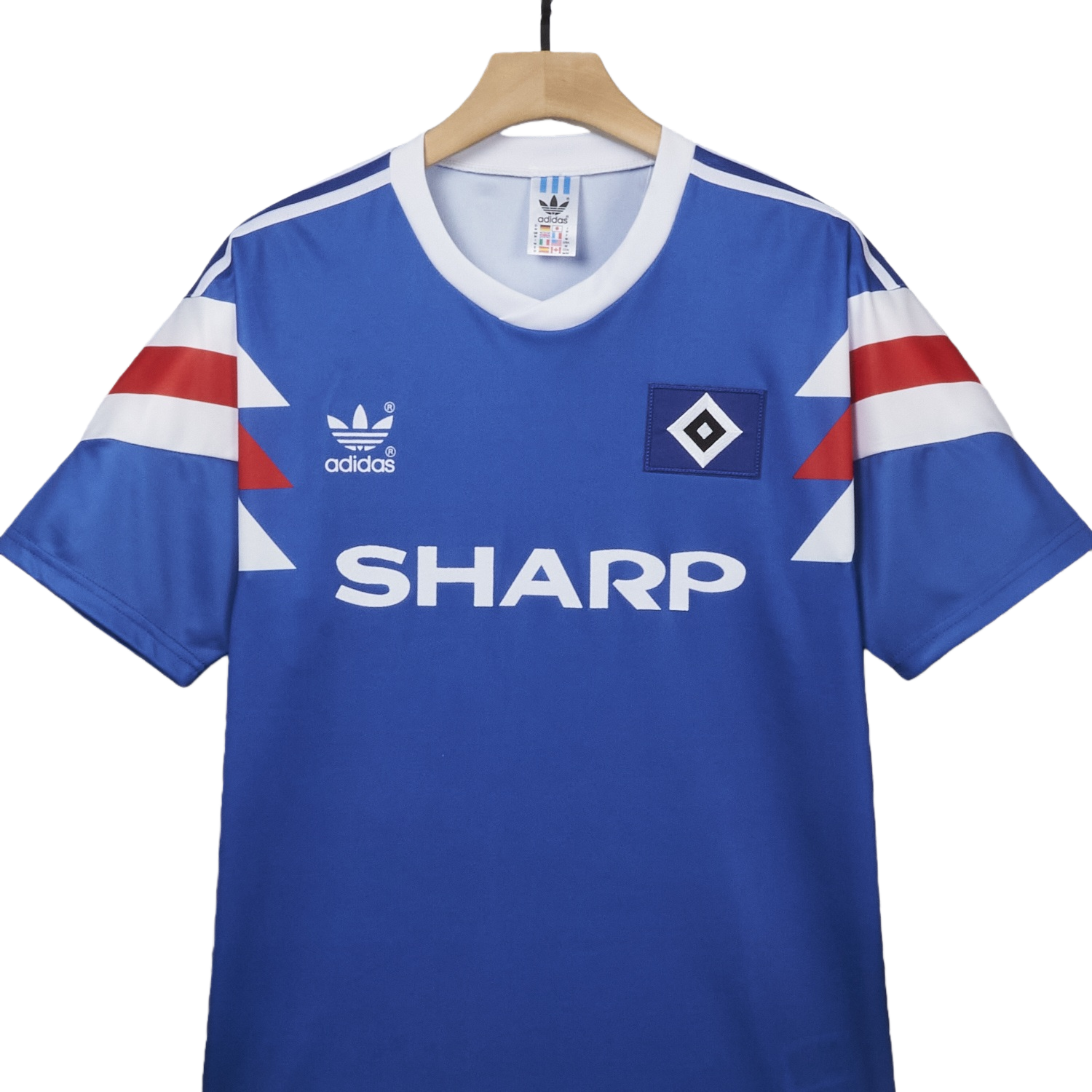 TKH-turbokithub-Retro Hamburger SV 1990-91 Away Blue Jersey