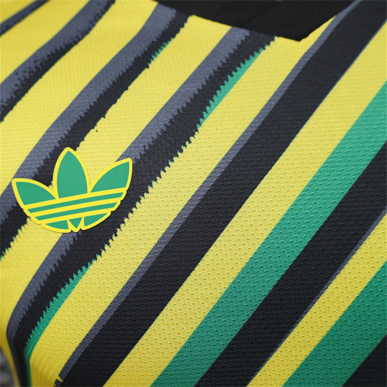 TKH-turbokithub-Jamaica 2026 Yellow-Green Twill Jersey - Player Version
