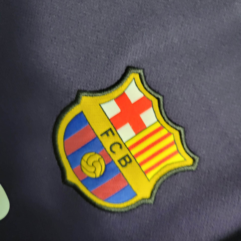 TKH-turbokithub-Retro Barcelona 16-17 Away Stadium Long Sleeve Jersey
