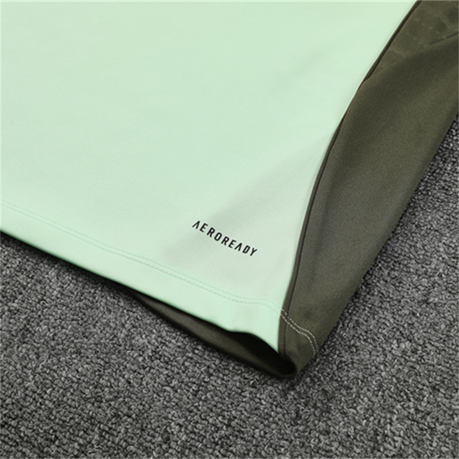 TKH-turbokithub-Real Madrid 25-26 Kids Long Sleeve Training Set - Light Green Top & Army Green Pants