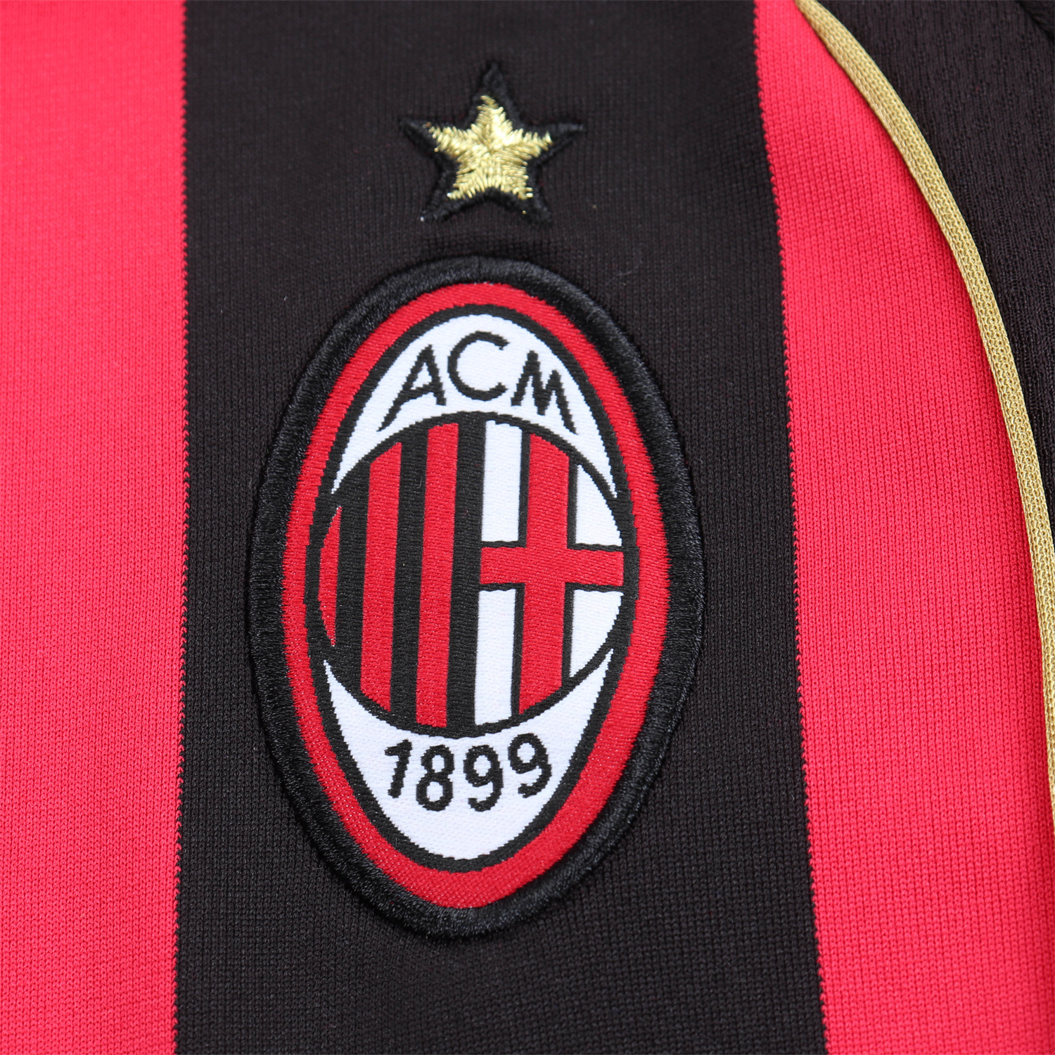 TKH-turbokithub-Retro AC Milan 2006-07 Home Long Sleeves Kids Kit
