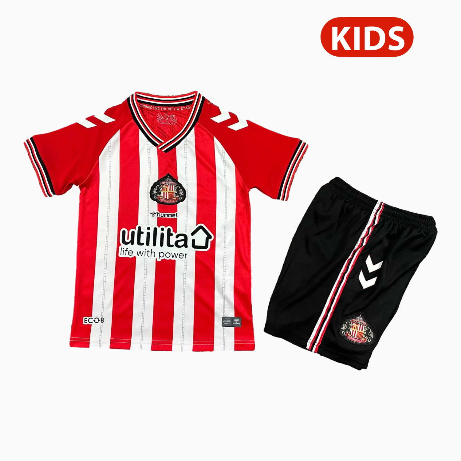 TKH-turbokithub-Sunderland 25-26 Home Kids Kit