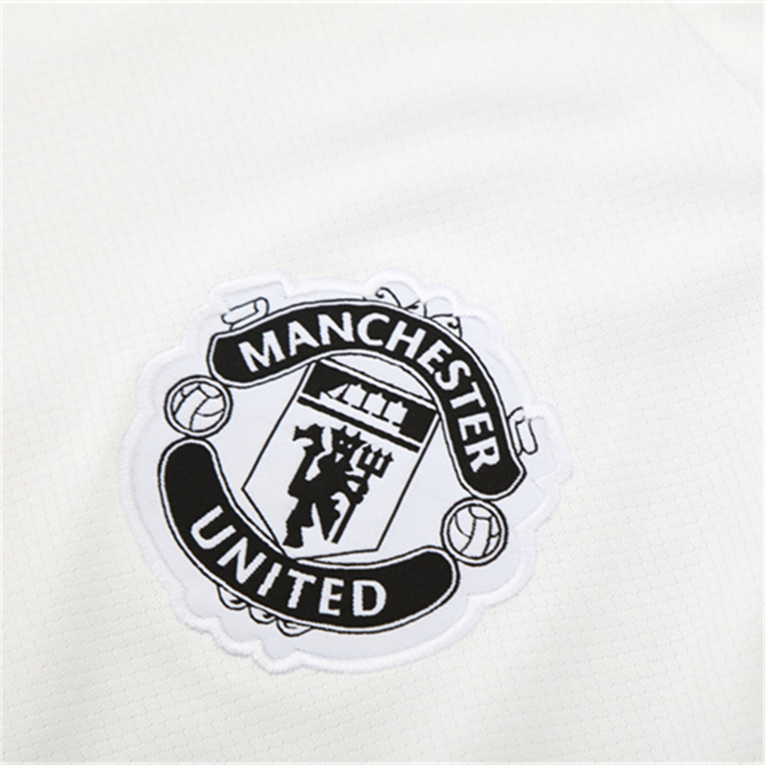 TKH-turbokithub-Manchester United 25-26 Kids Short-Sleeve Training Set - White Purple Top & Black Shorts