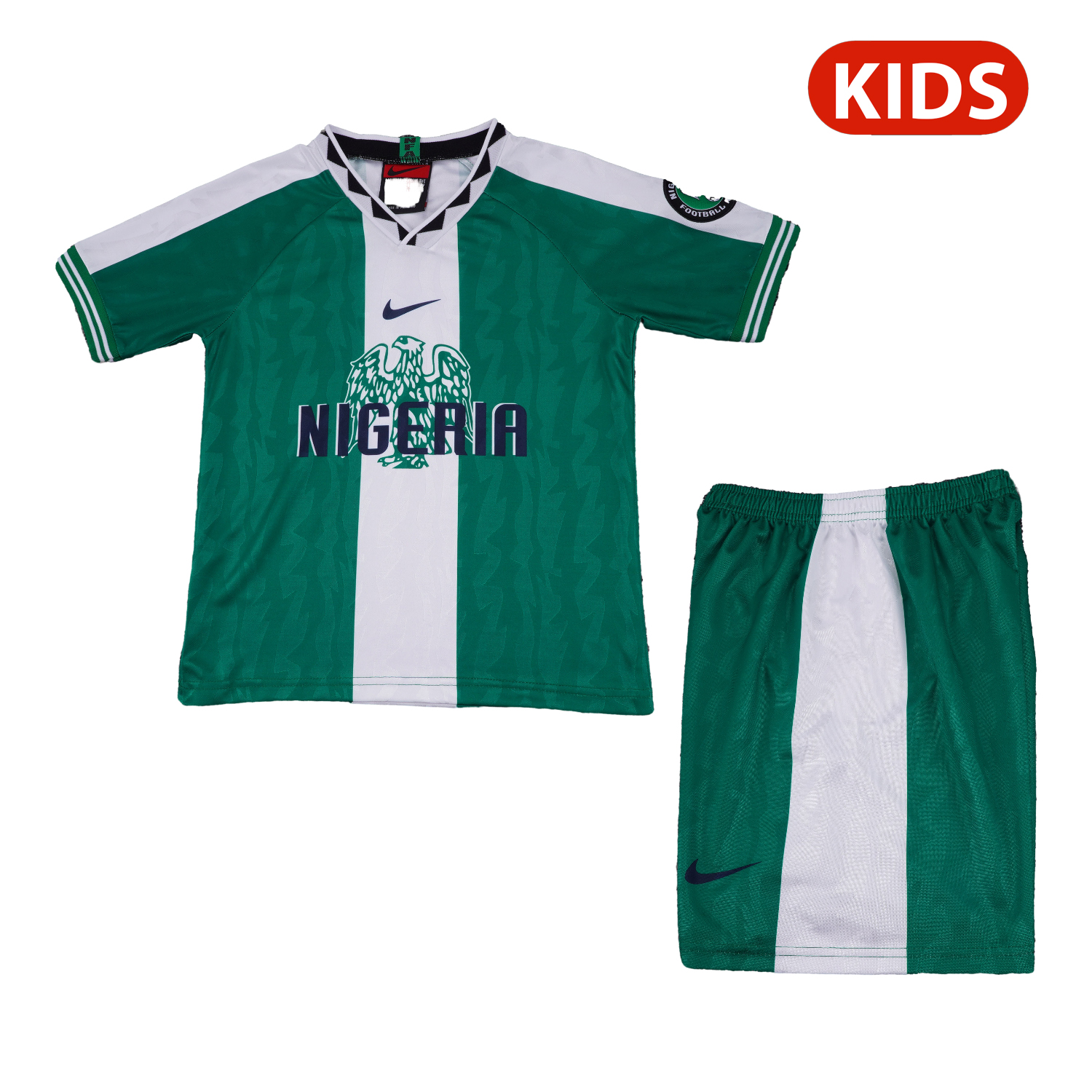 TKH-turbokithub-Retro Nigeria 1996 Home Kids Kit