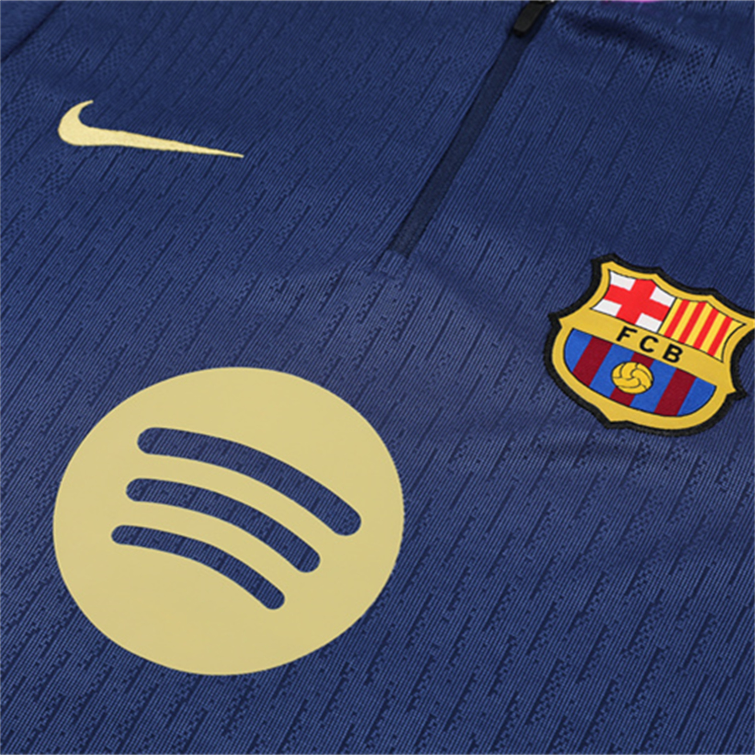 TKH-turbokithub-Barcelona 25-26 Kid Long Sleeves Training Set - Royal Blue Top & Royal Blue Pants