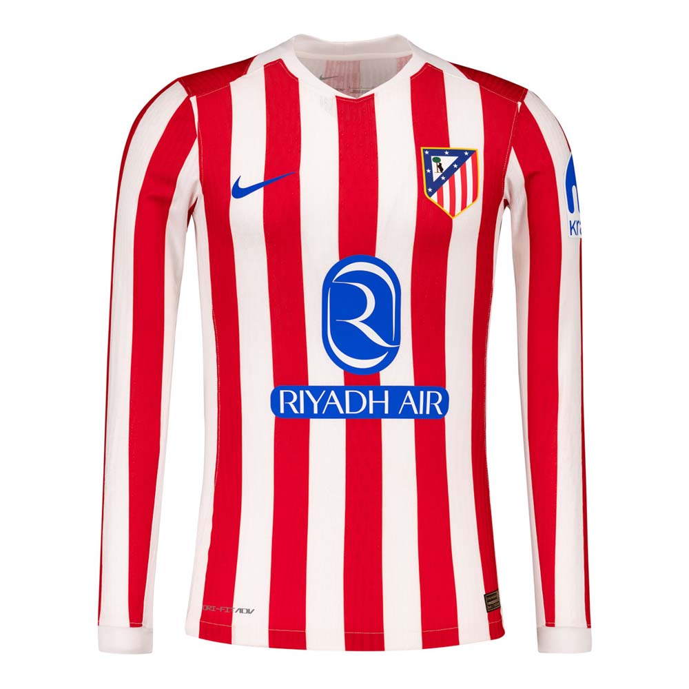 TKH-turbokithub-Atletico Madrid 25-26 Home Long Sleeves Jersey - Player Version