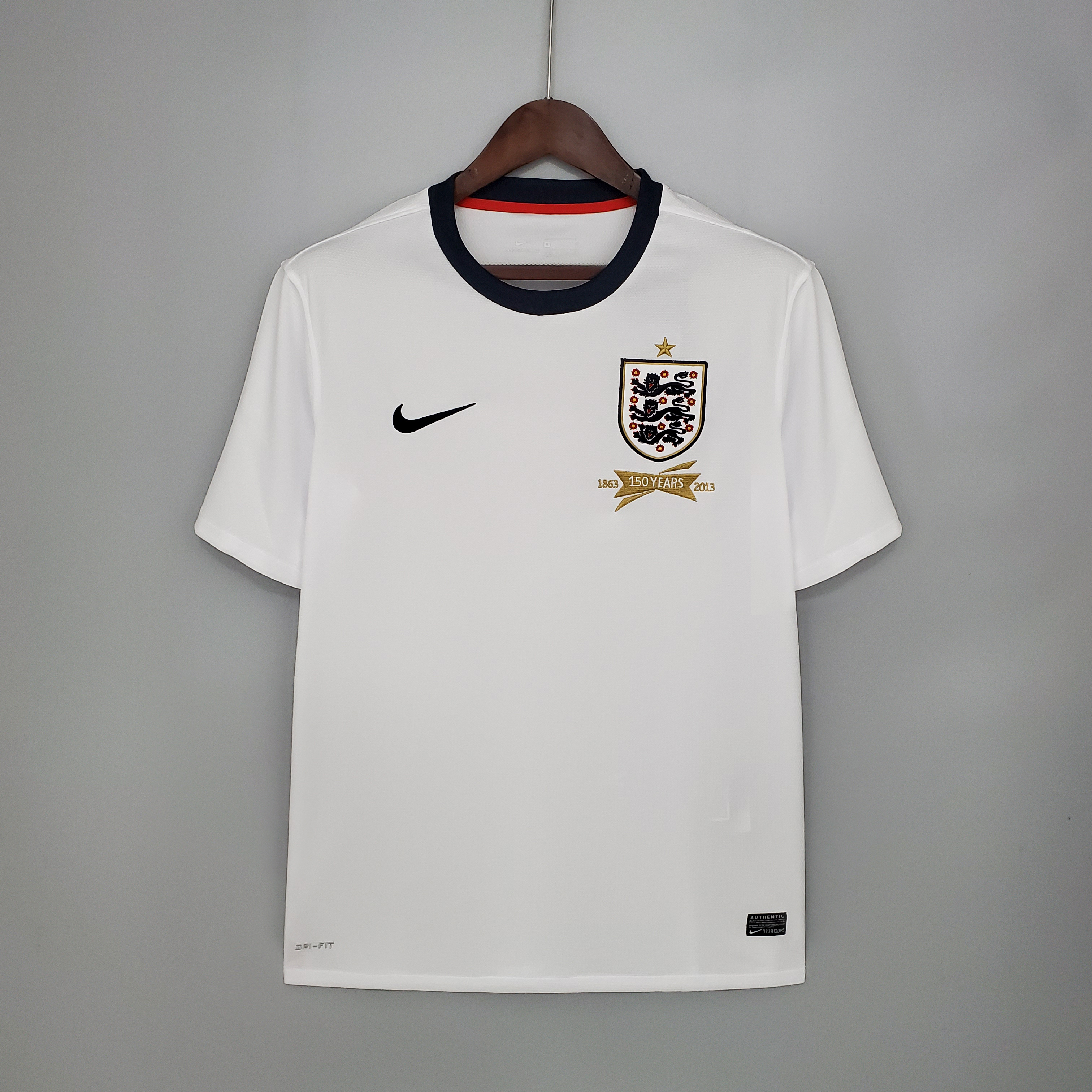 TKH-turbokithub-Retro England 2013 150 YEARS Home Stadium Jersey