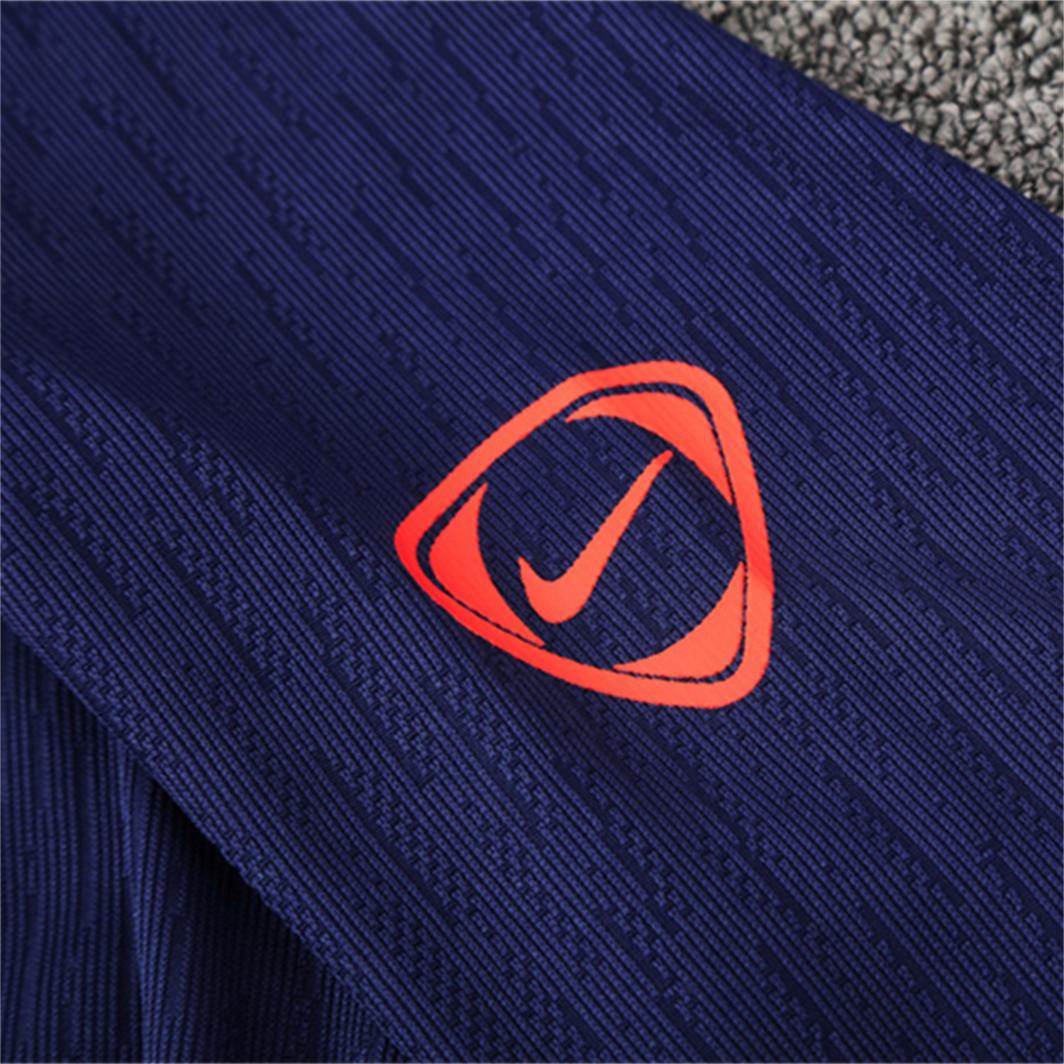 TKH-turbokithub-Barcelona 25-26 Long Sleeve Training Set - Royal Blue Top Orange Sponsor & Royal Blue Pants