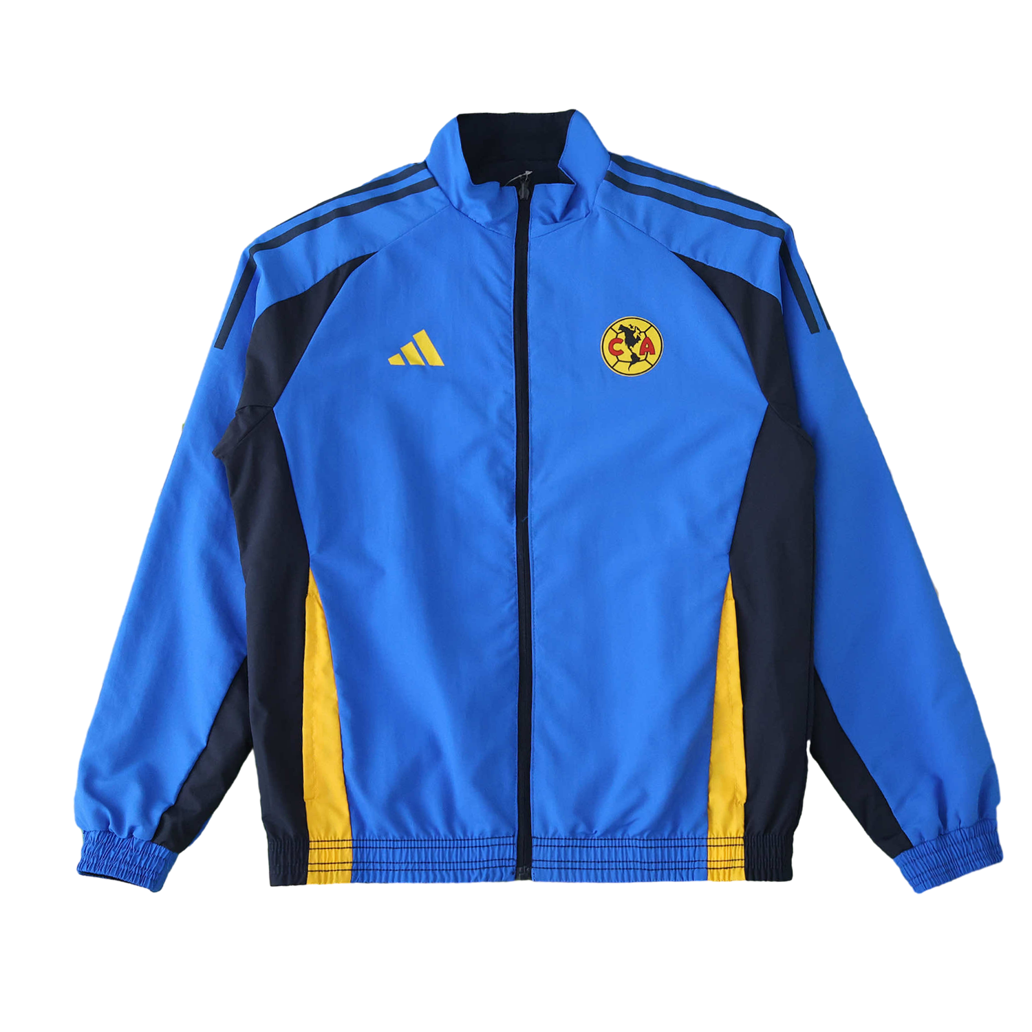TKH-turbokithub-Club América 25-26 Throwback Double Sided Reversible Windbreaker - Blue & Black