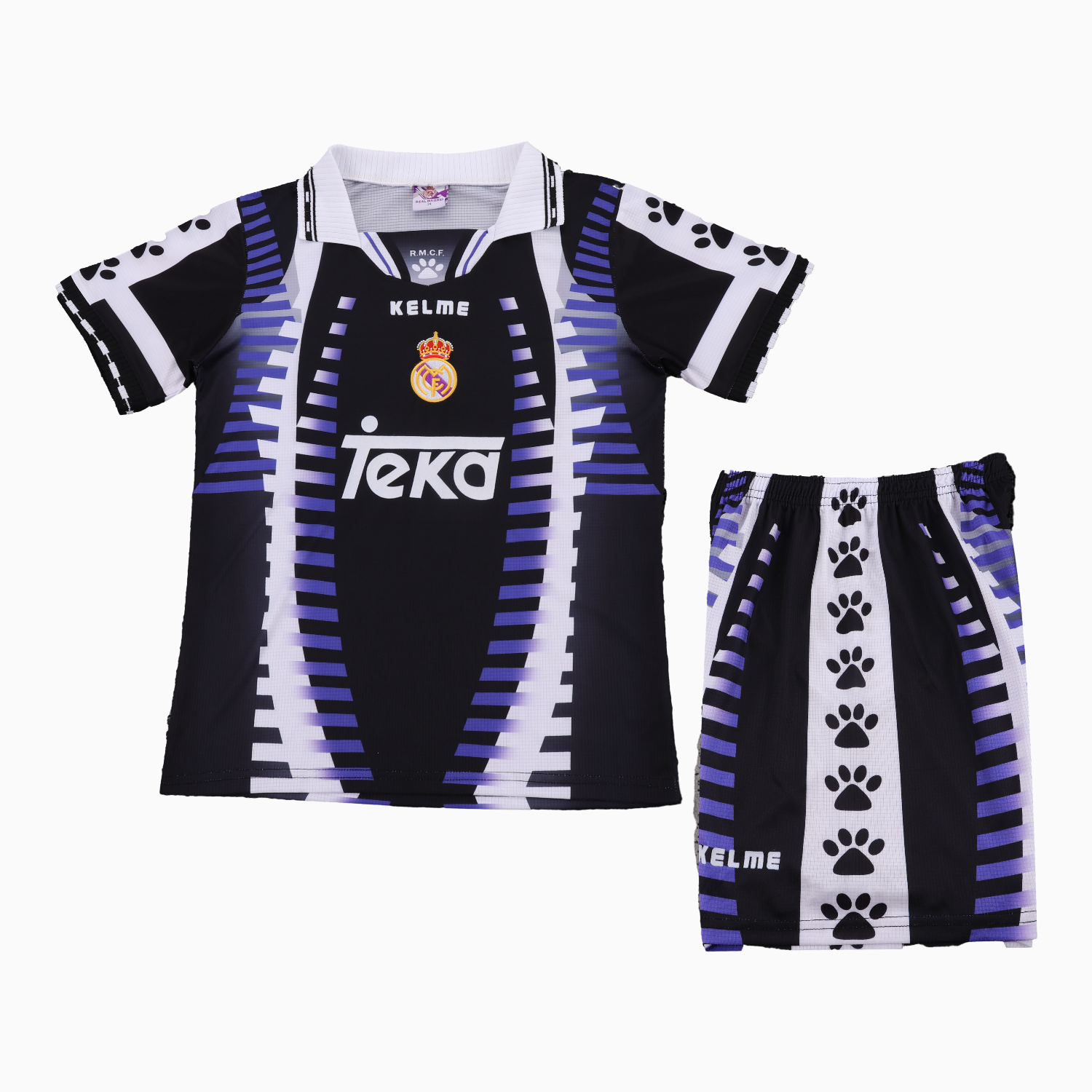 TKH-turbokithub-Retro Real Madrid 1997-98 Third Kids Kit