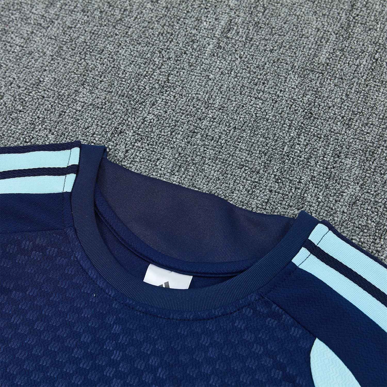 TKH-turbokithub-Argentina 2026 Short-Sleeve Training Set - Dark Blue Top and Shorts