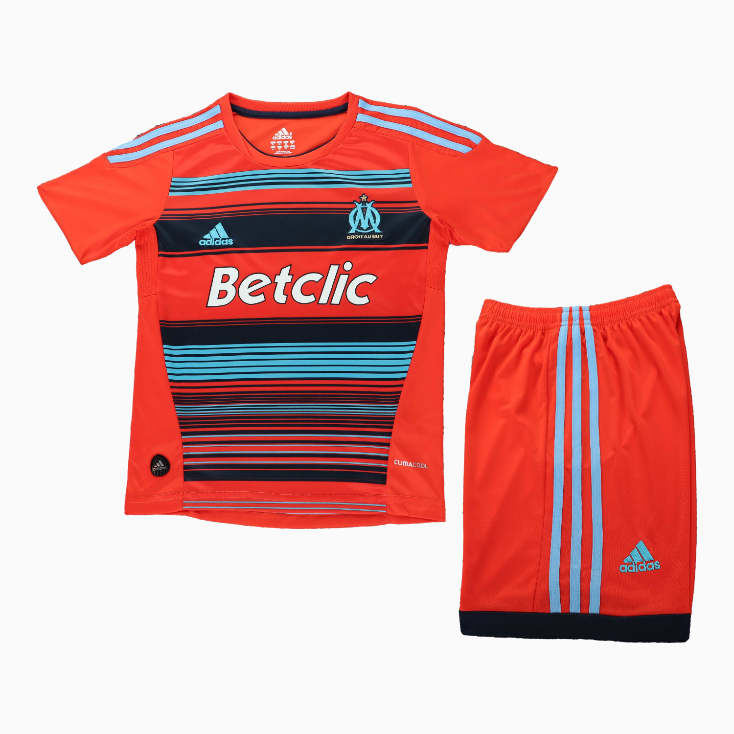 TKH-turbokithub-Retro Marseille 2011-12 Home Kids Kit