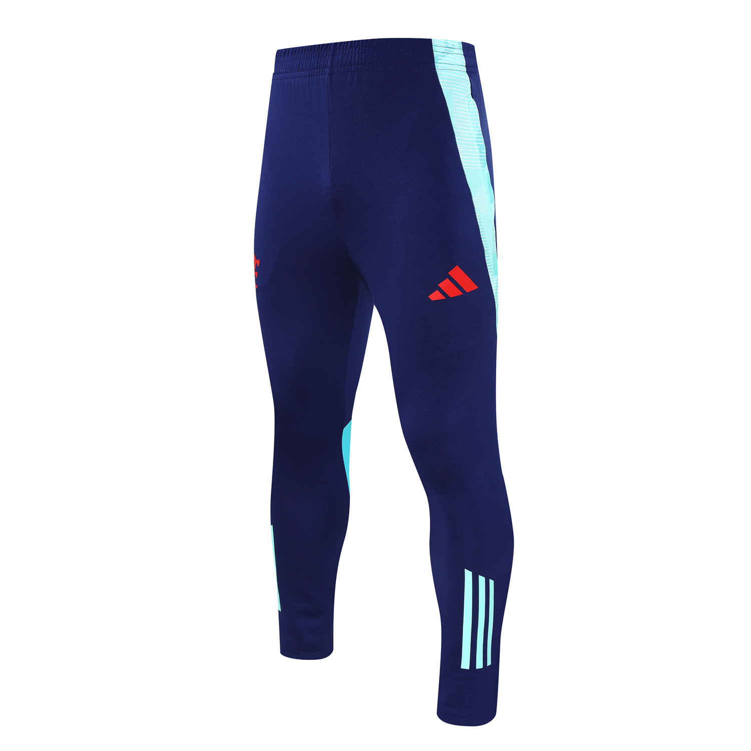 TKH-turbokithub-Flamengo 25-26 Long Sleeve Training Set - Light Blue Top & Deep Blue Pants