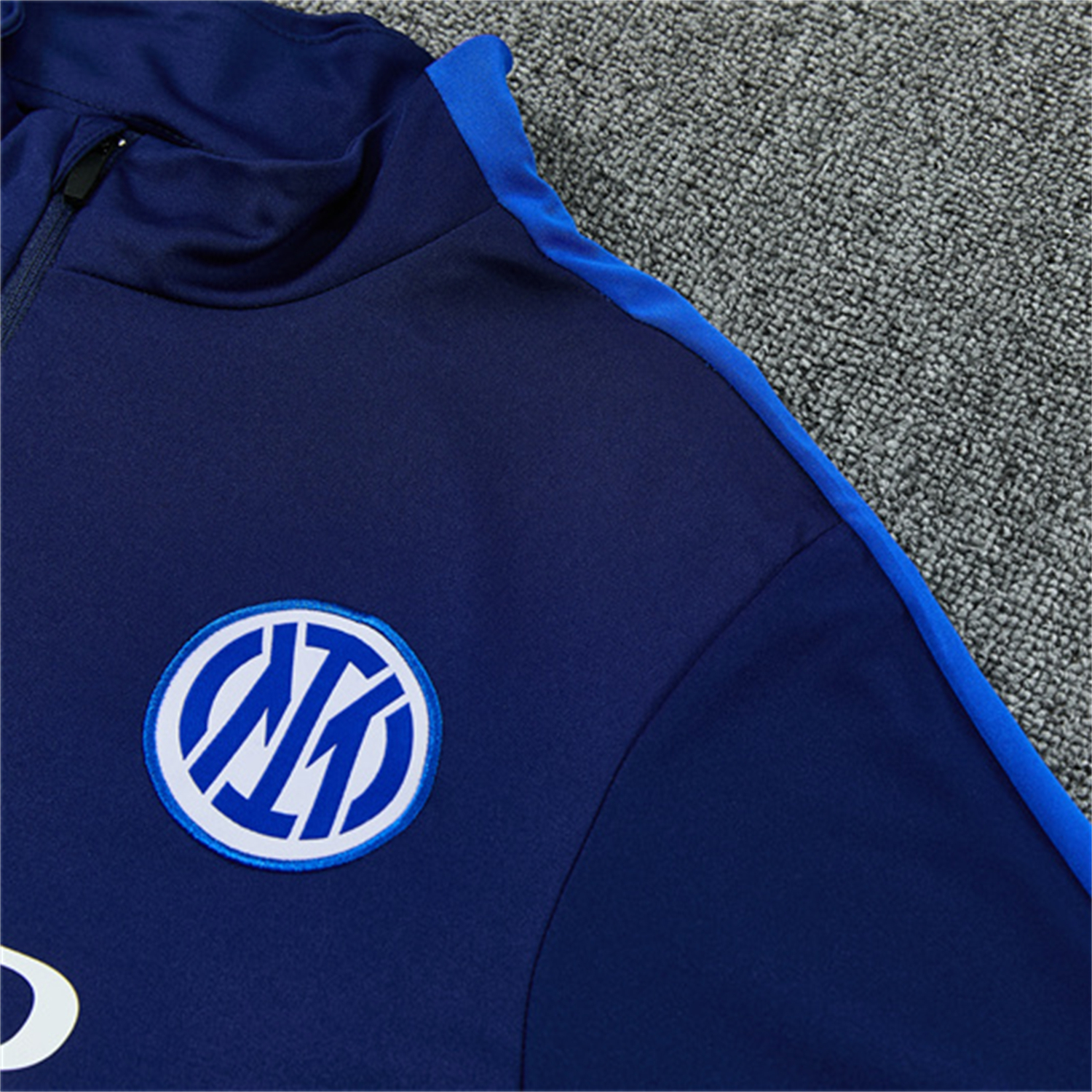 TKH-turbokithub-Inter Milan 26-27 Kids Long Sleeve Training Set - Royal Blue Top & Royal Blue Pants
