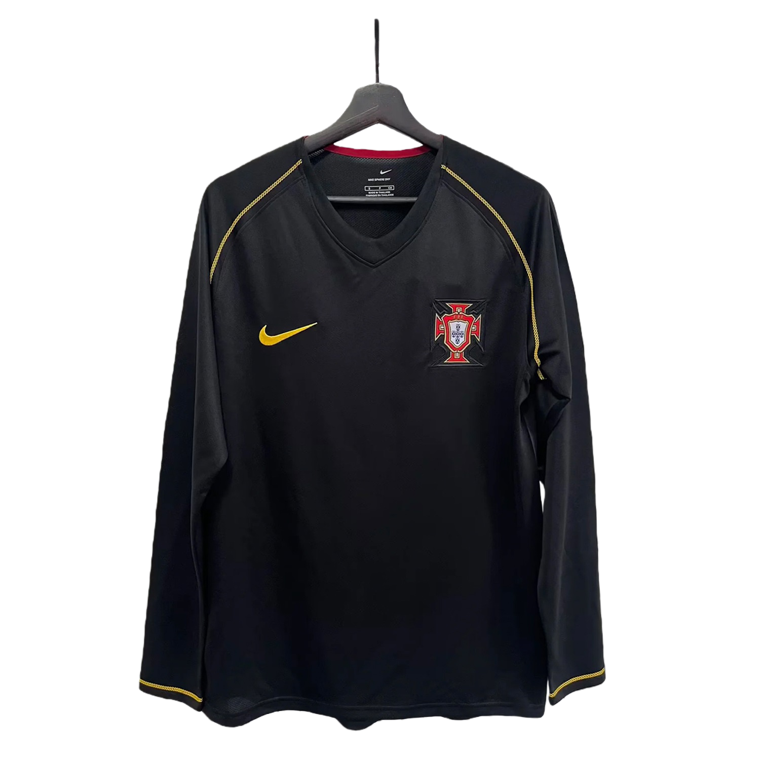 TKH-turbokithub-Retro Portugal 2006 Away Long Sleeves Jersey