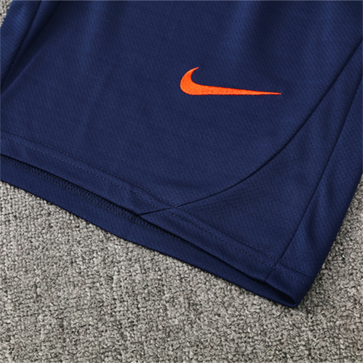 TKH-turbokithub-Barcelona 25-26 Short-Sleeve Training Set - Royal Blue Top Orange Sponsor & Royal Blue Shorts