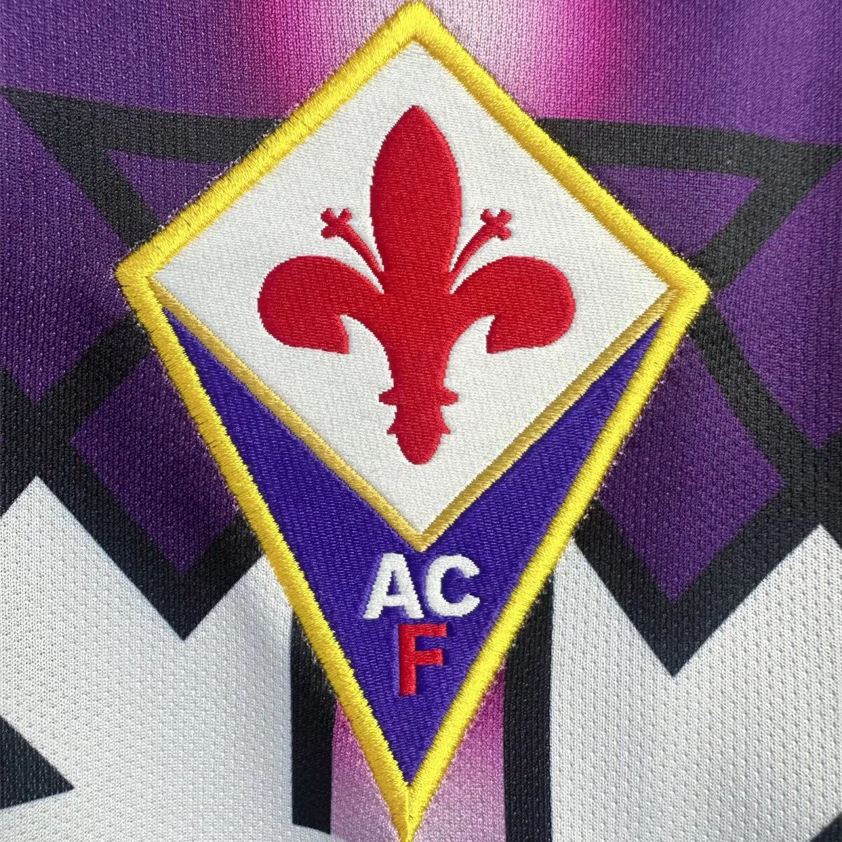 TKH-turbokithub-Retro Fiorentina 1992-93 Away Long Sleeve Jersey