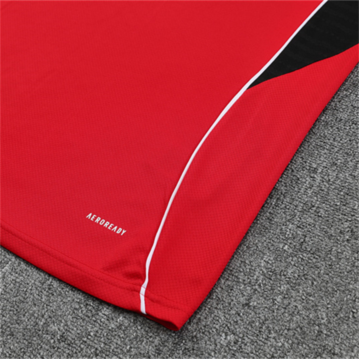 TKH-turbokithub-Manchester United 25-26 Kid Short-Sleeve Training Set - Red Top & Black Shorts