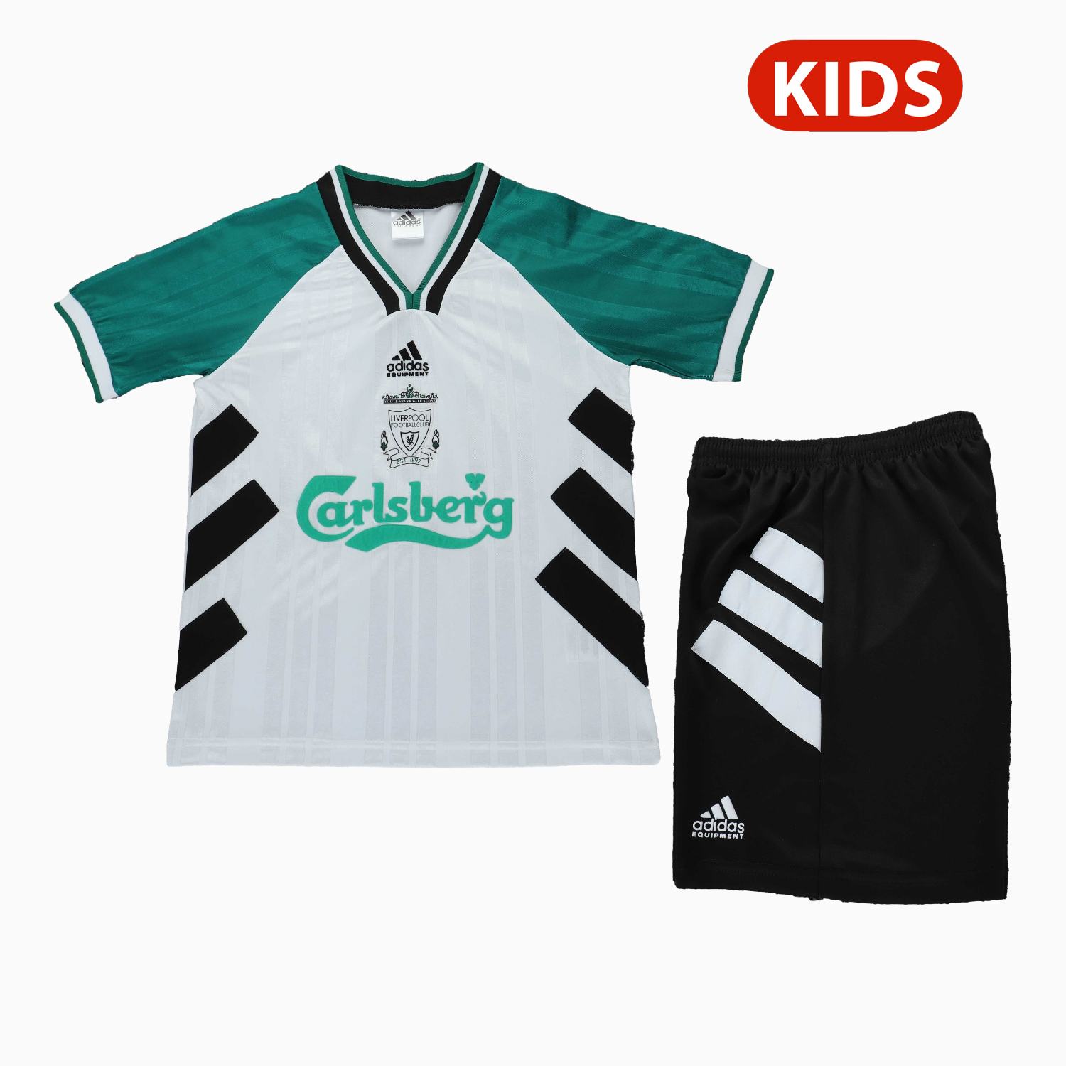 TKH-turbokithub-Retro Liver.pool 1993-95 Away Kids Kit