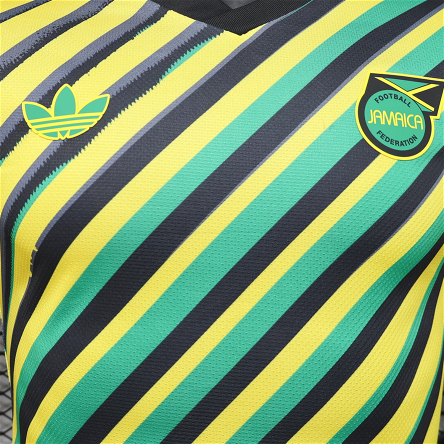 TKH-turbokithub-Jamaica 2026 Yellow-Green Twill Jersey - Player Version