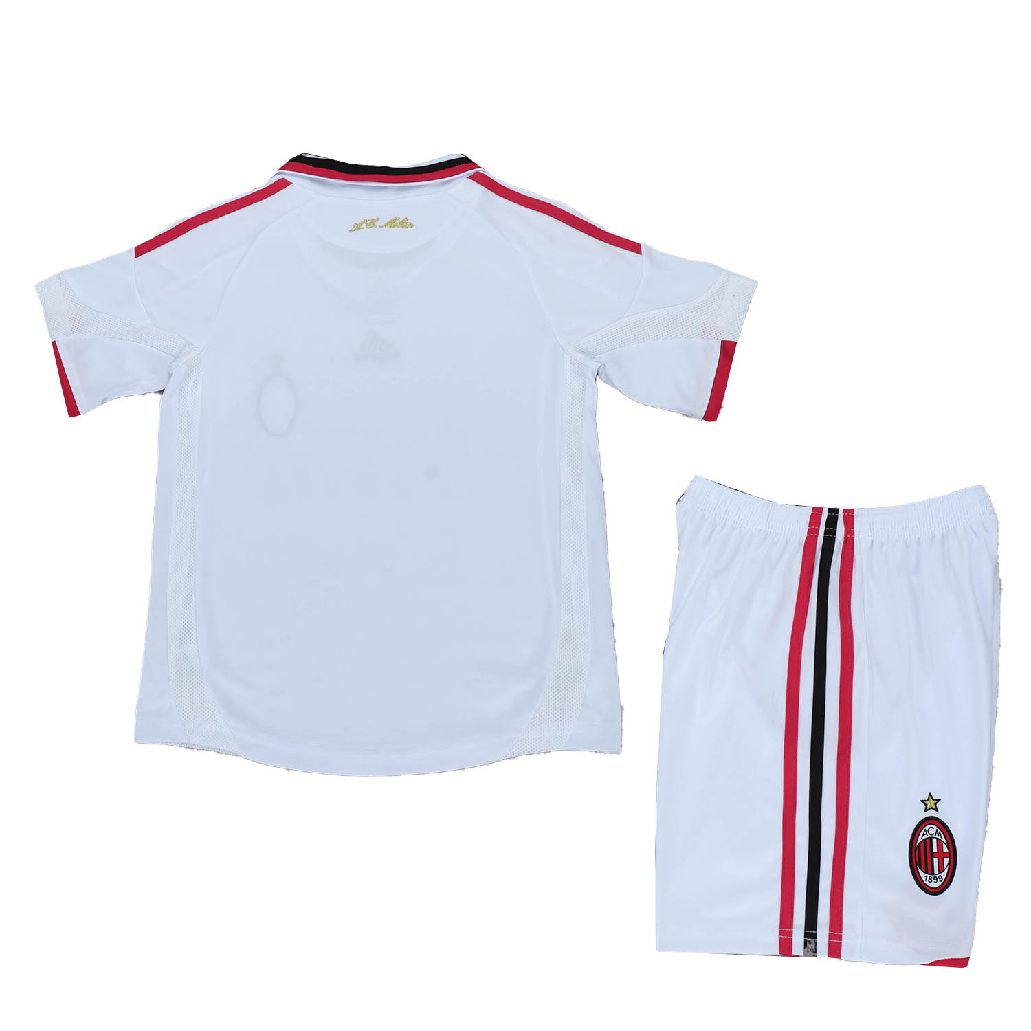 TKH-turbokithub-Retro AC Milan 2009-10 Away White Kids Kit