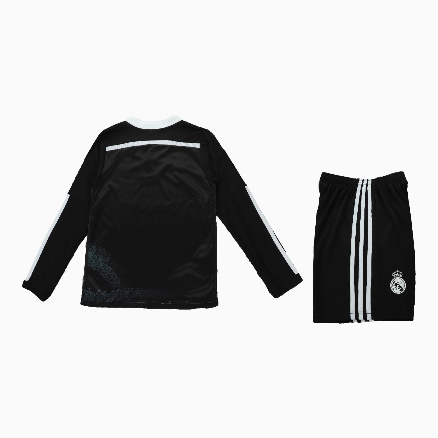 TKH-turbokithub-Retro Real Madrid 2014-15 Third Long Sleeves Kids Kit