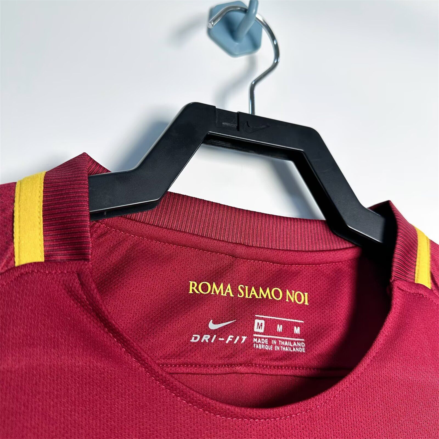 TKH-turbokithub-Retro Roma 2017-18 Home Long Sleeves Jersey