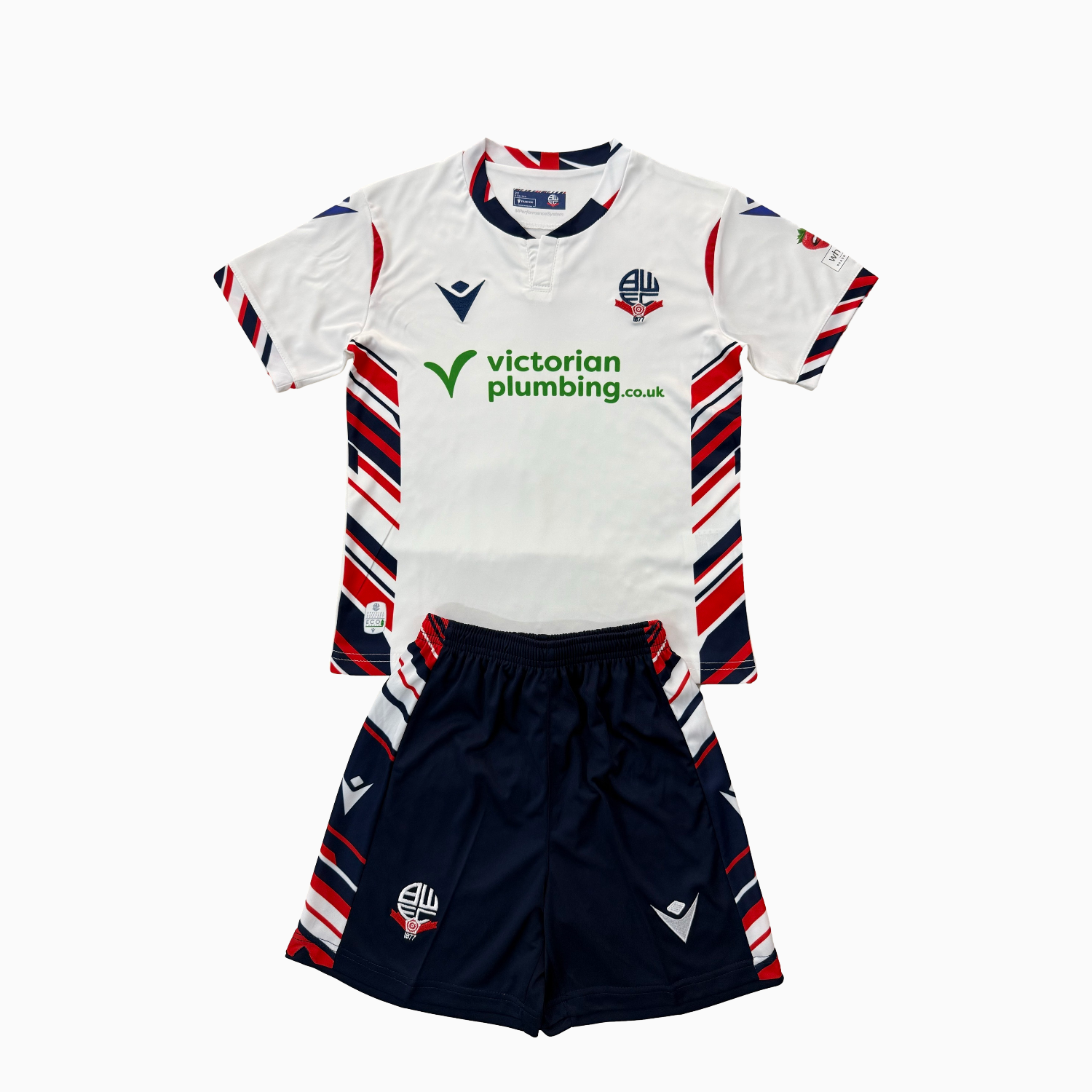 TKH-turbokithub-Bolton Wanderers 25-26 Home Kids Kit