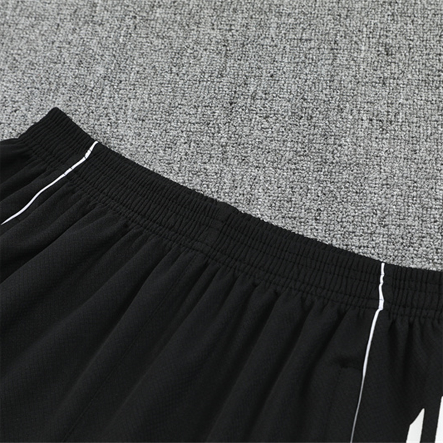 TKH-turbokithub-Germany 25-26 Kids Short-Sleeve Training Set - White Top & Black Shorts
