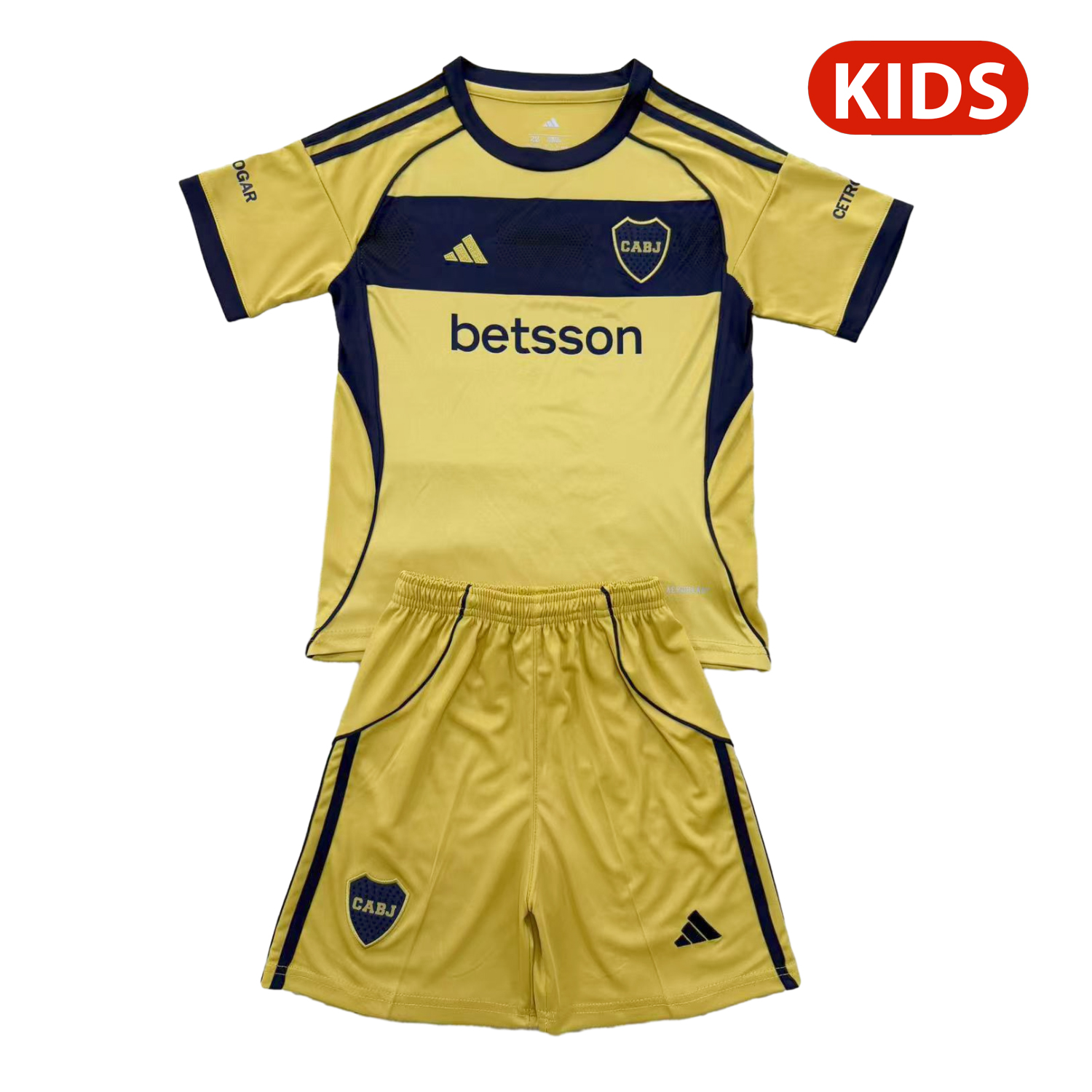 TKH-turbokithub-Boca Juniors 25-26 Away Kids Kit